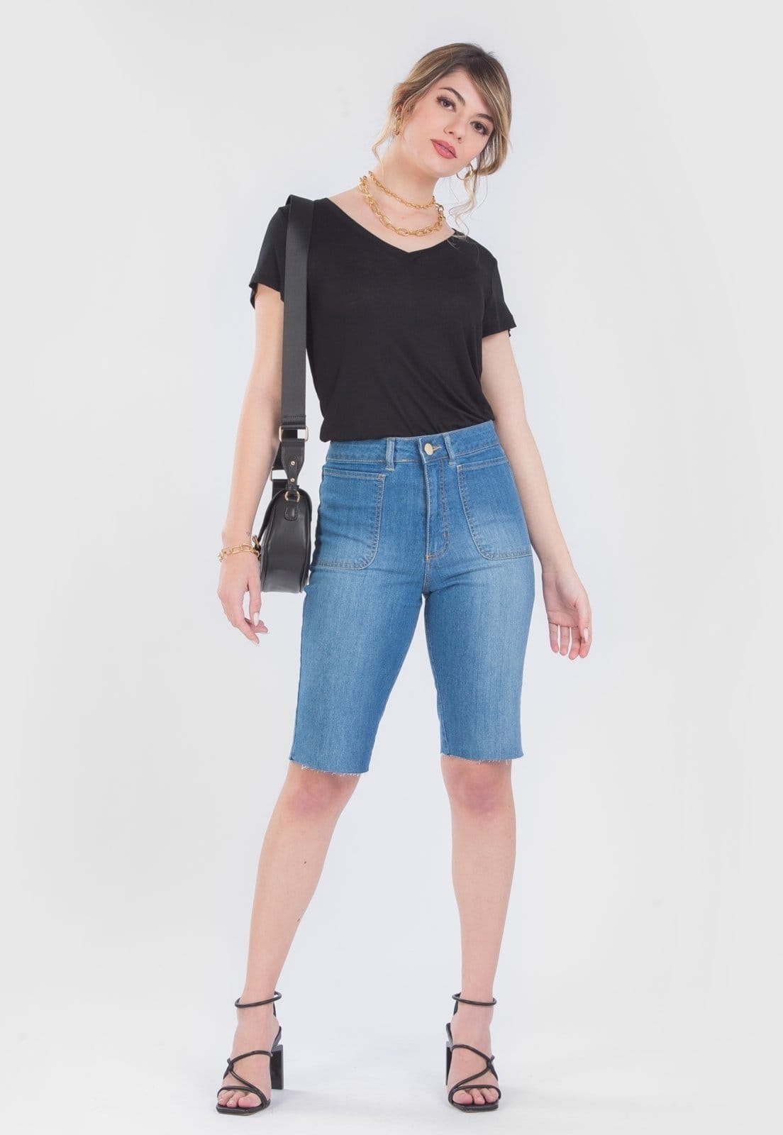 Bermuda Jeans Biker Traymon Lavada