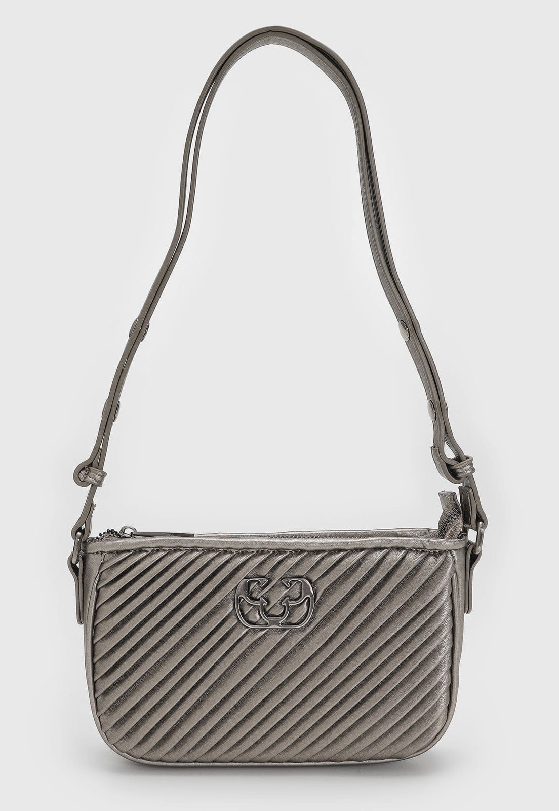 Bolsa Feminina Capodarte Matelassê Pewter