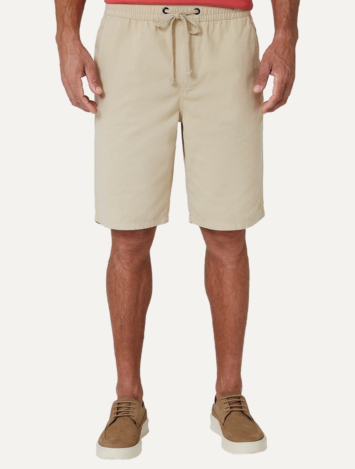 Bermuda Dudalina Masculina Sarja Elástico Algodão Médio