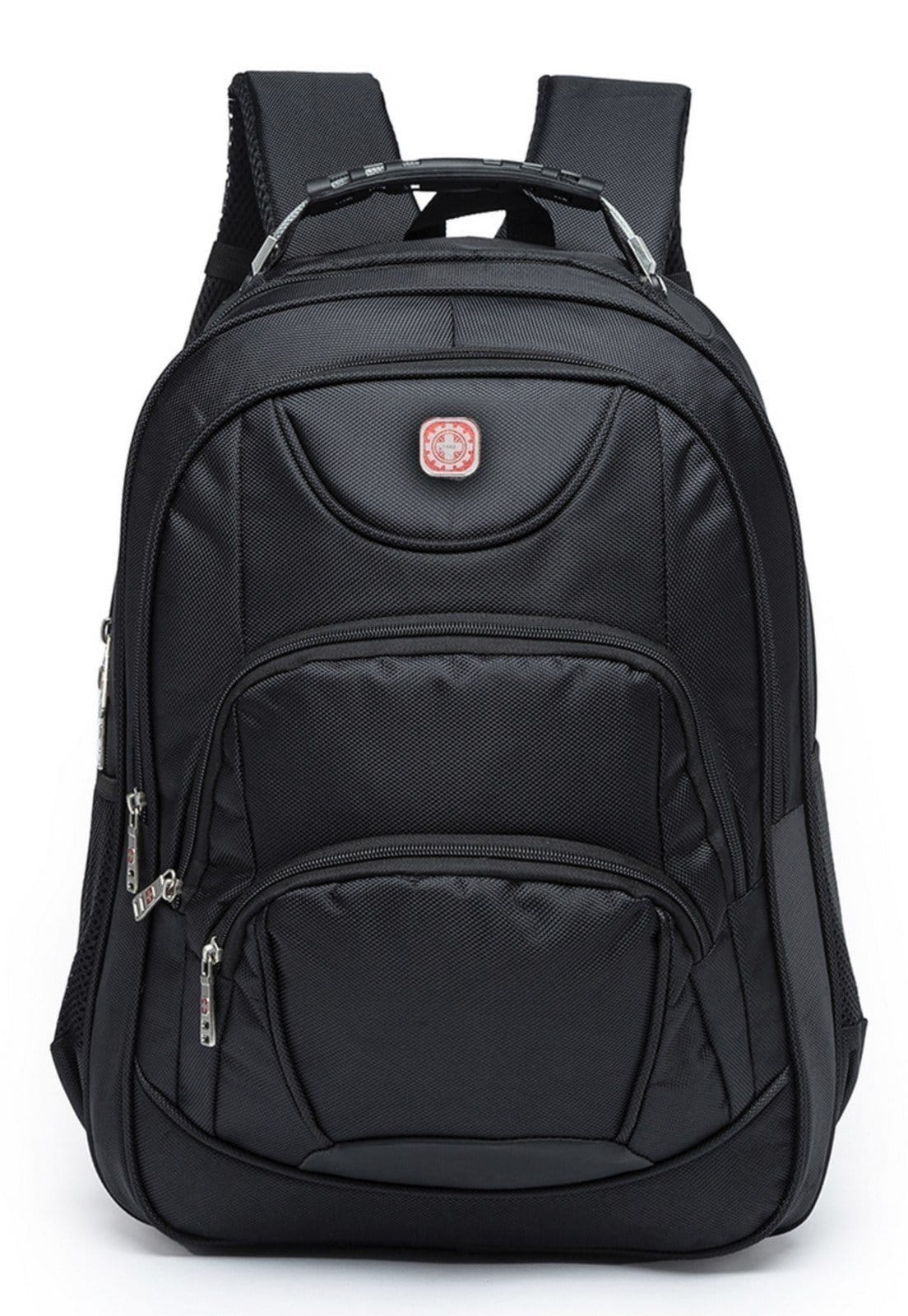 Vista principal Mochila Crosswave Executiva Masculina Notebook Espaçosa Original Crossgear preto