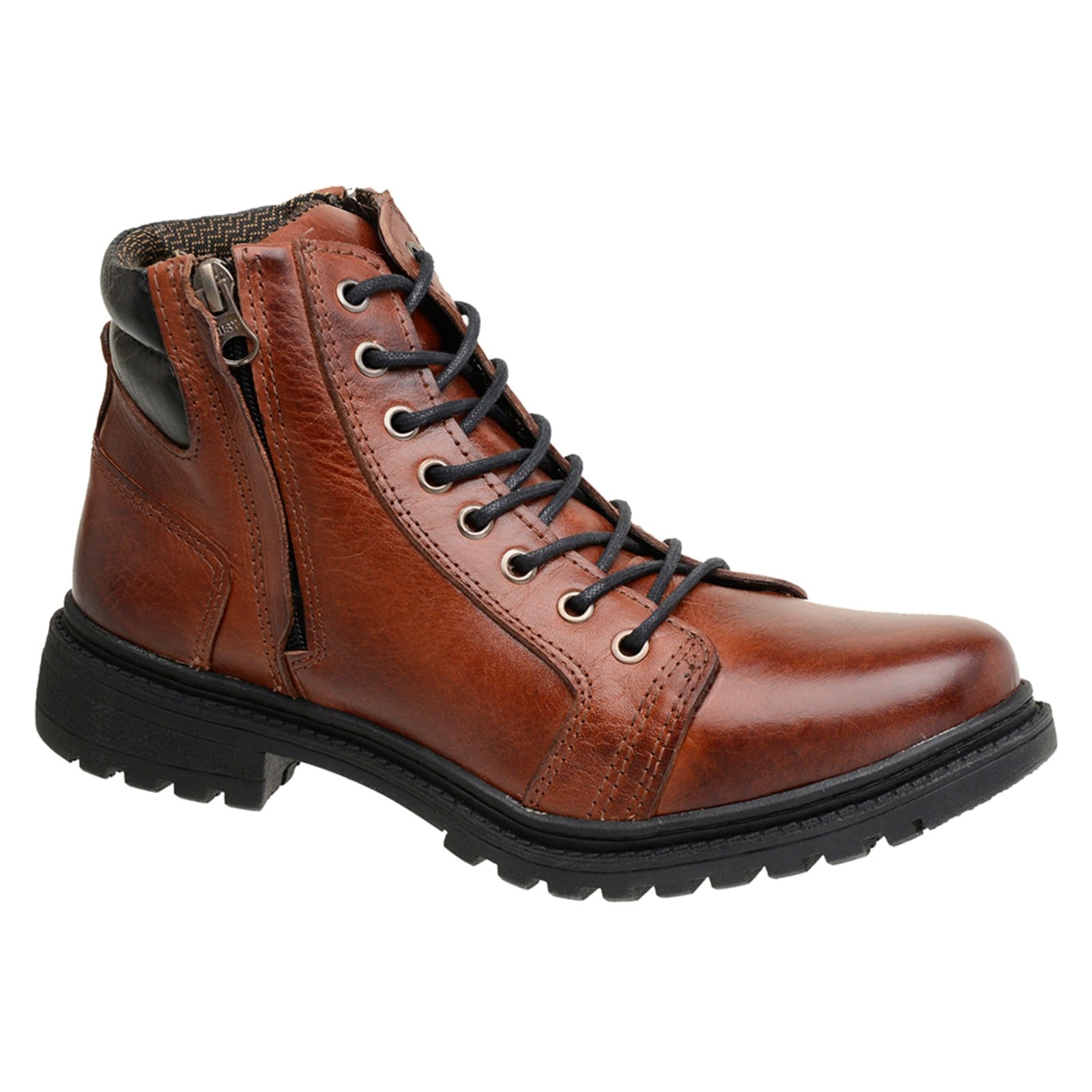 Bota Couro Accona Masculina Dois Zíperes 2484403LM