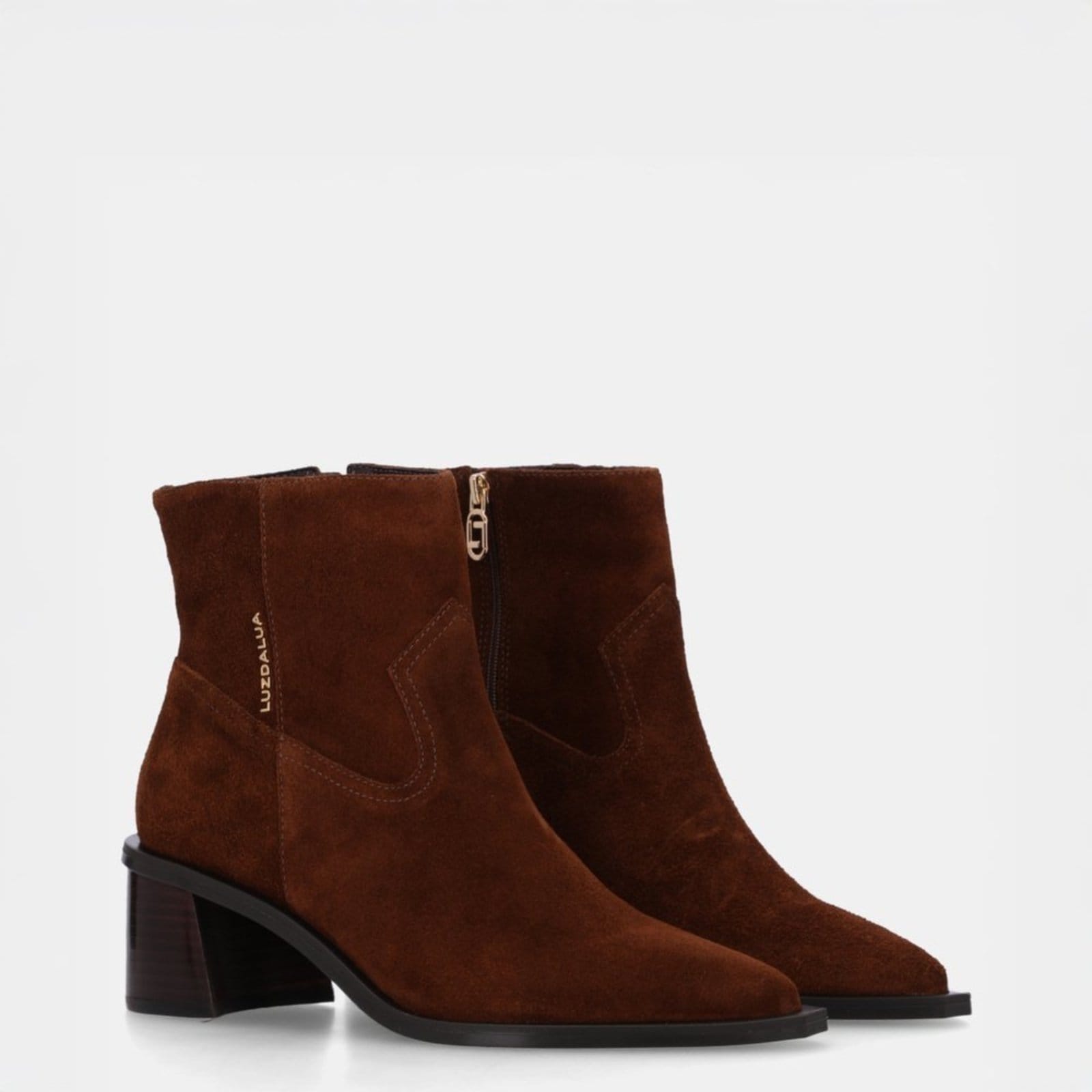 Vista 2 Bota Cano Curto Luz da Lua - 80750001 Luz Da Lua Luz Da Lua castanho