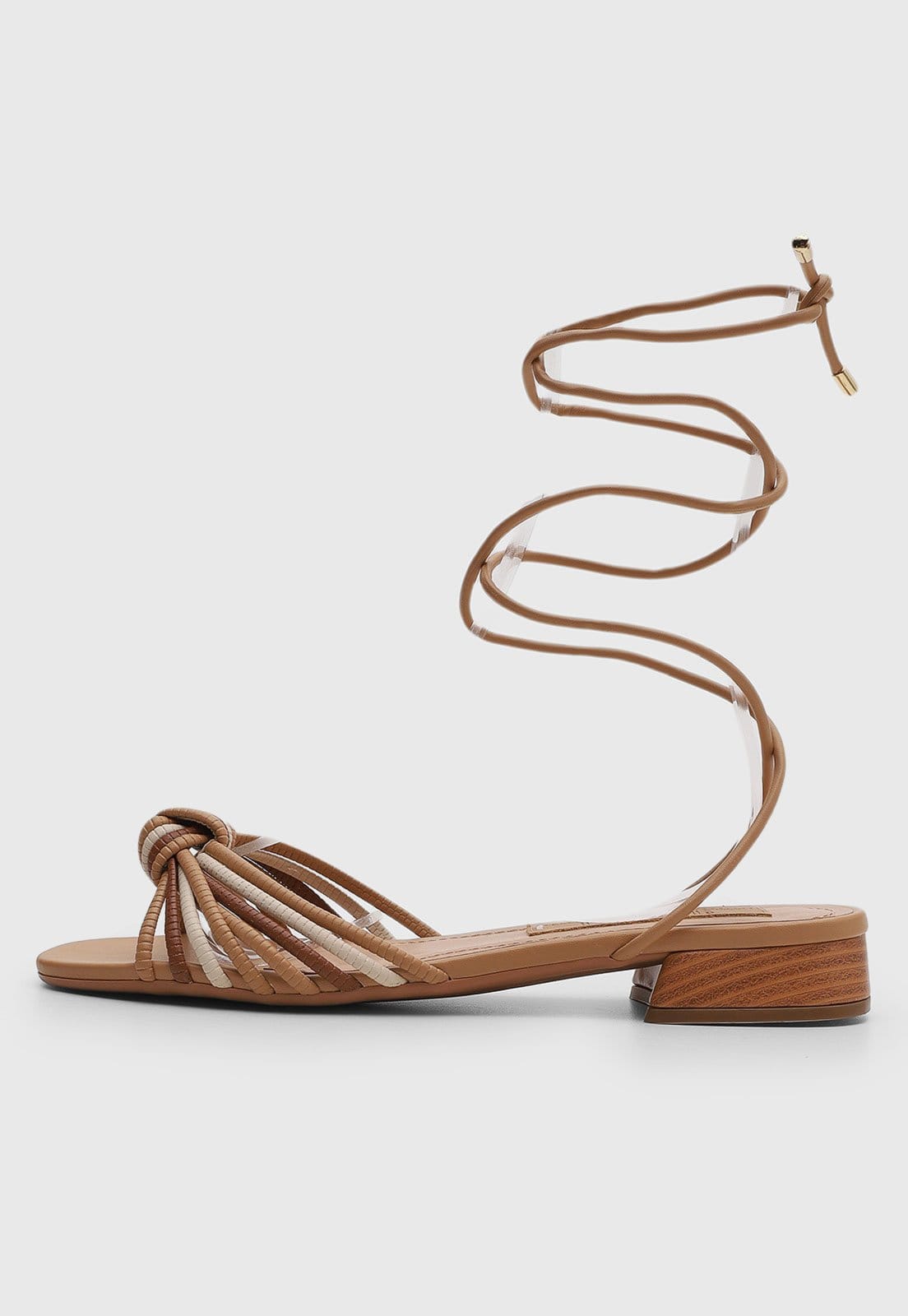 Sandália Feminina Santa Lolla Tiras Salto Bloco