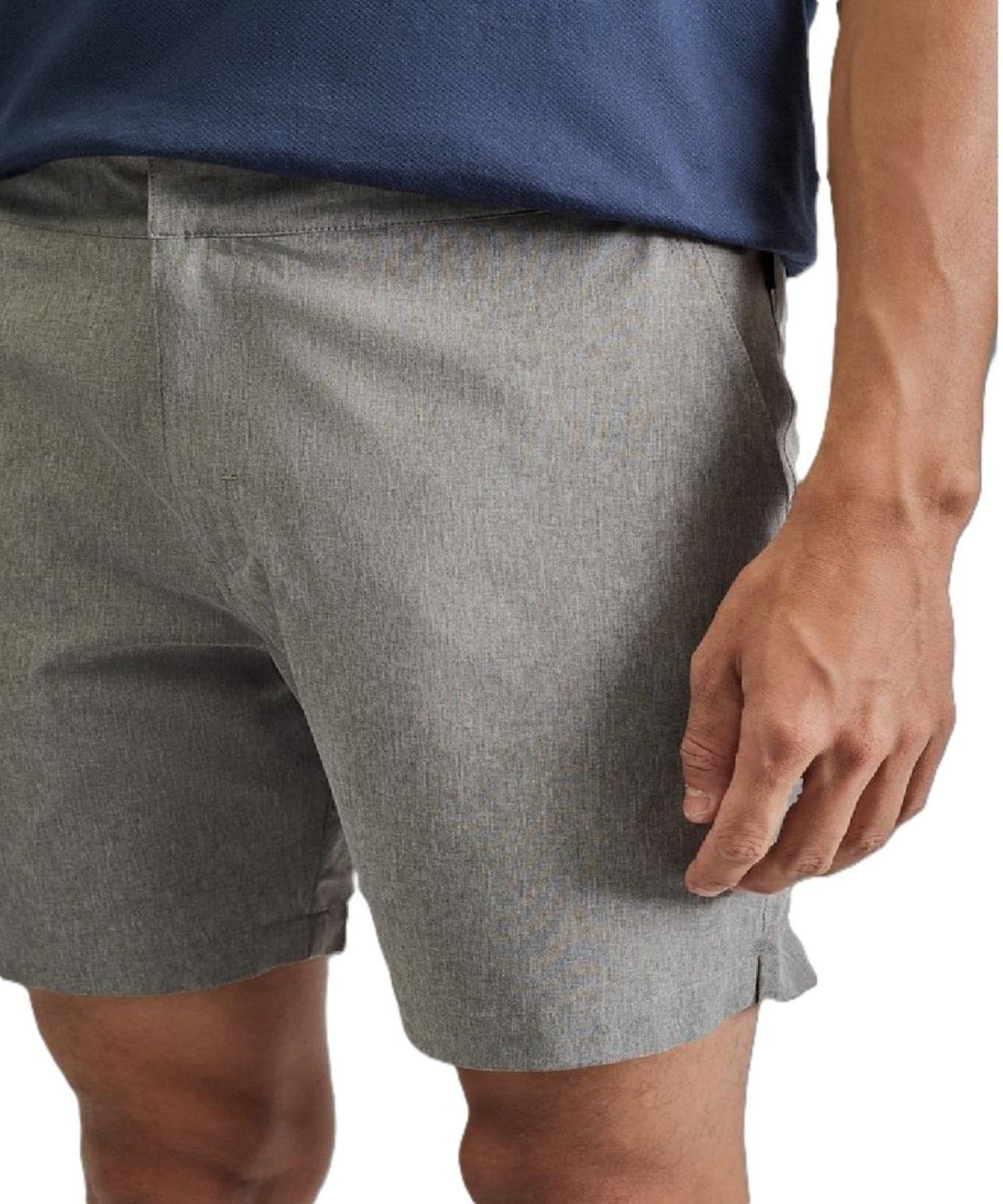 Vista 2 Short Copacabana Liso Reserva cinza