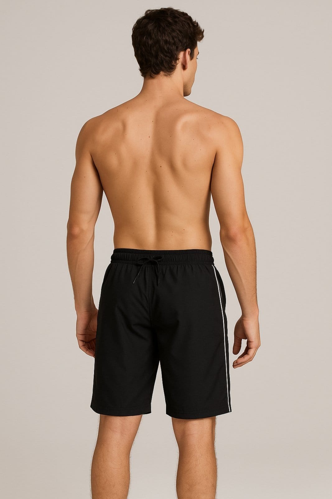 Bermuda Tactel D Bell Outlet Fashion Sport Masculina Preta - 2