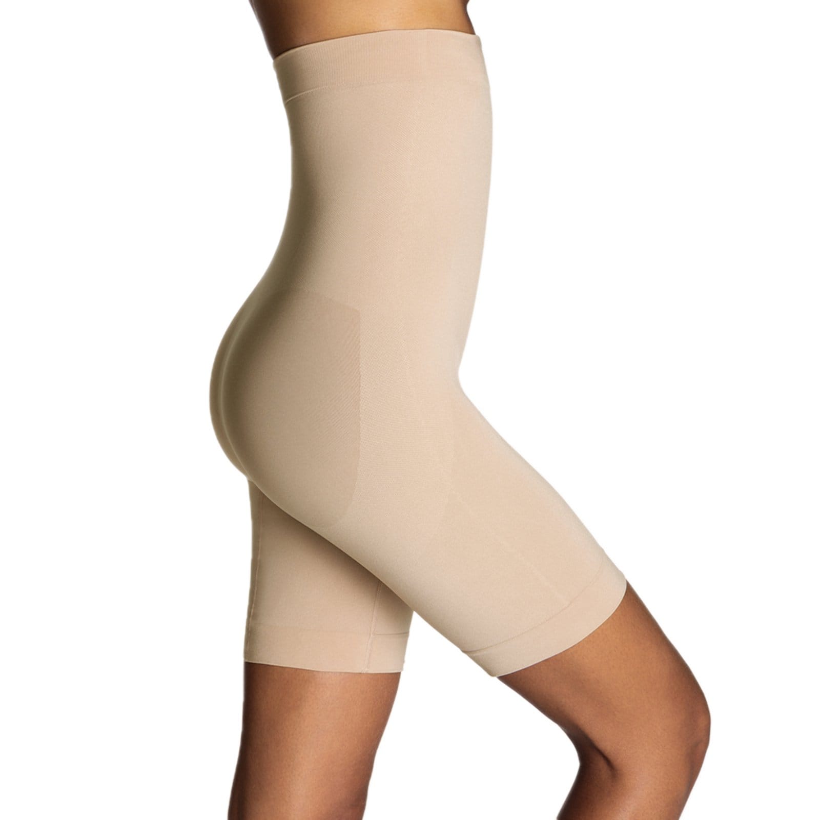 Vista principal Bermuda Loba Modeladora Slim Sem Costura 47120 Natural Peach Lupo bege natural
