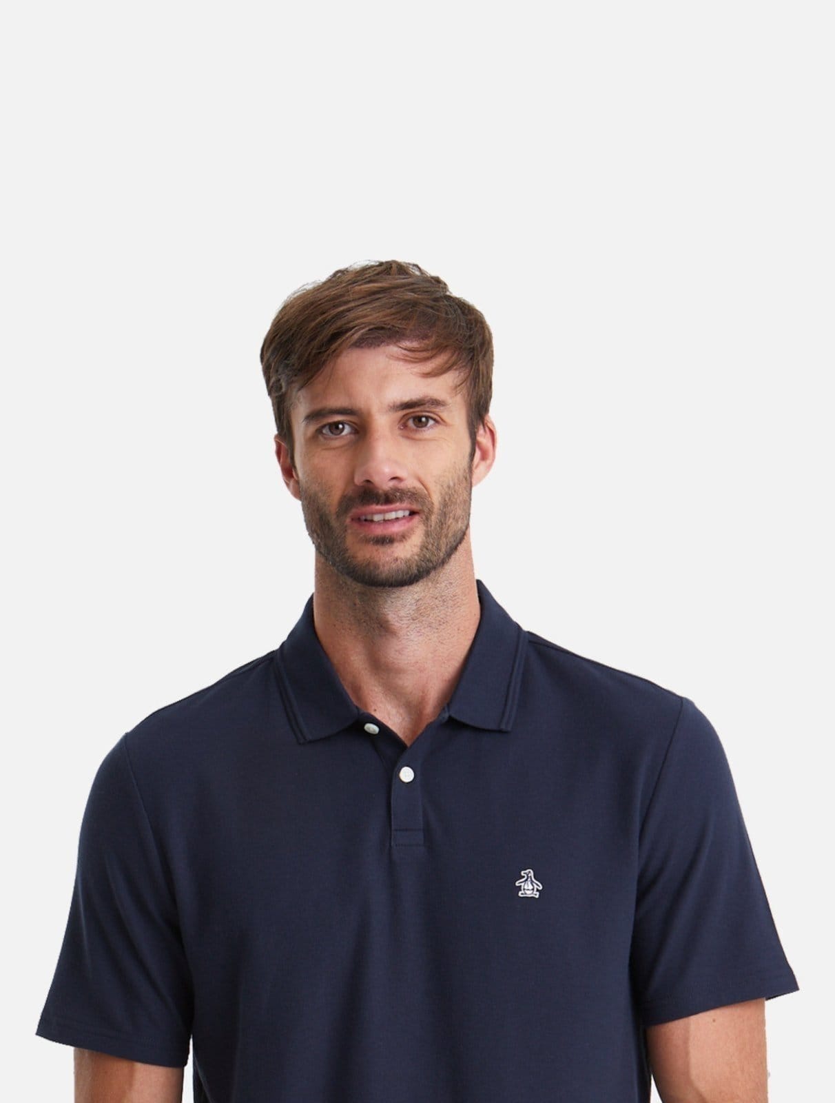 Vista 2 Polo Original Penguin Piquet OCKB11970 Marinho Penguin azul
