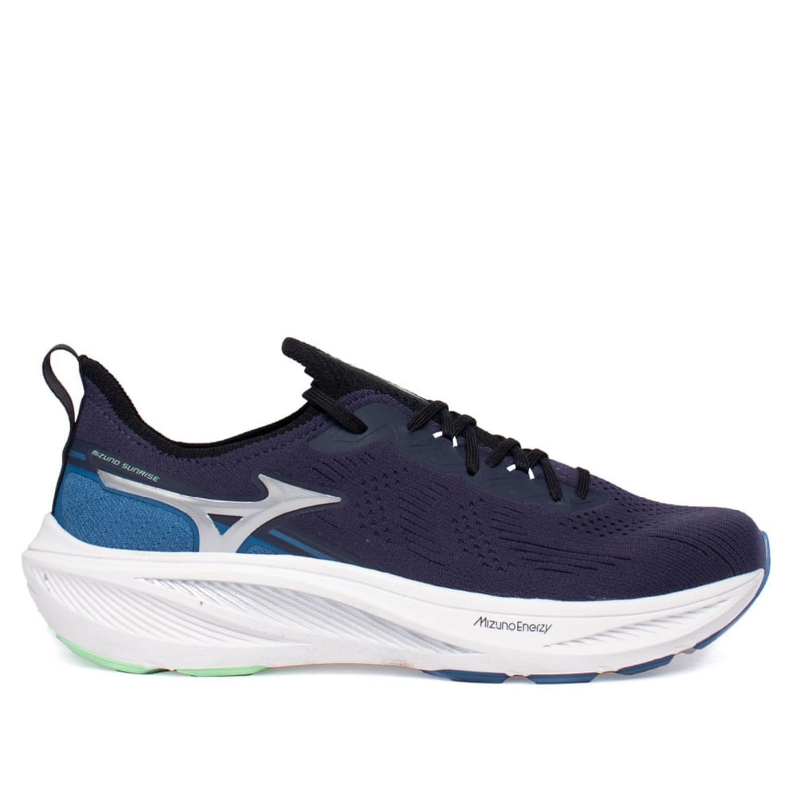 Vista principal Tênis Masculino Mizuno Sunrise Wave Mesh Marinho Mizuno azul marinho
