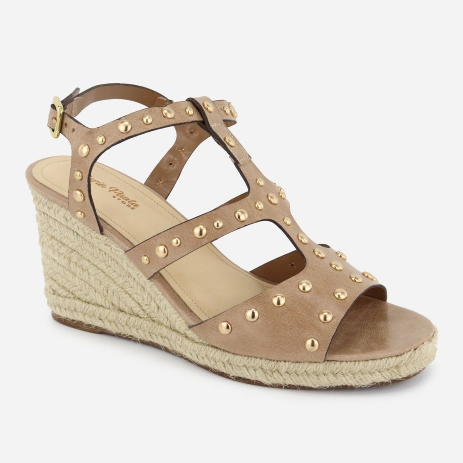 Vista 2 Tamanco Hotfix Corda Maria Paula Couro Feminino MARIA PAULA rosê