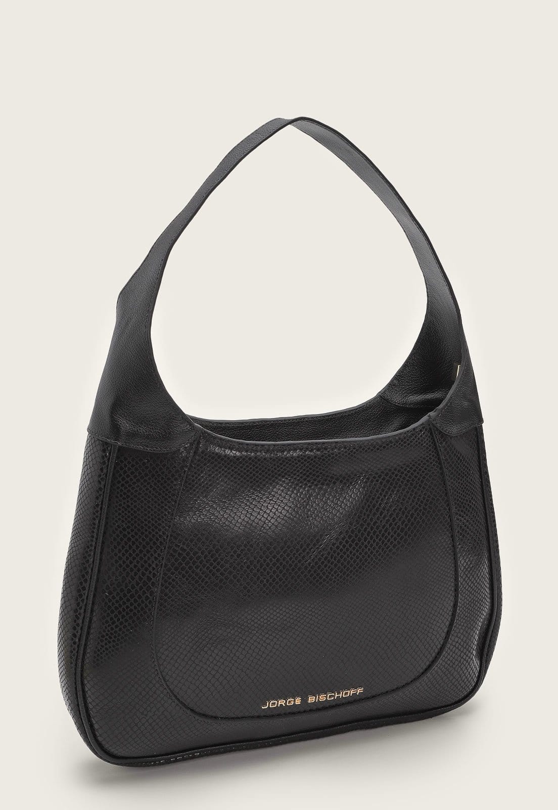 Vista 2 Bolsa Jorge Bischoff Lezard Preta Jorge Bischoff preto