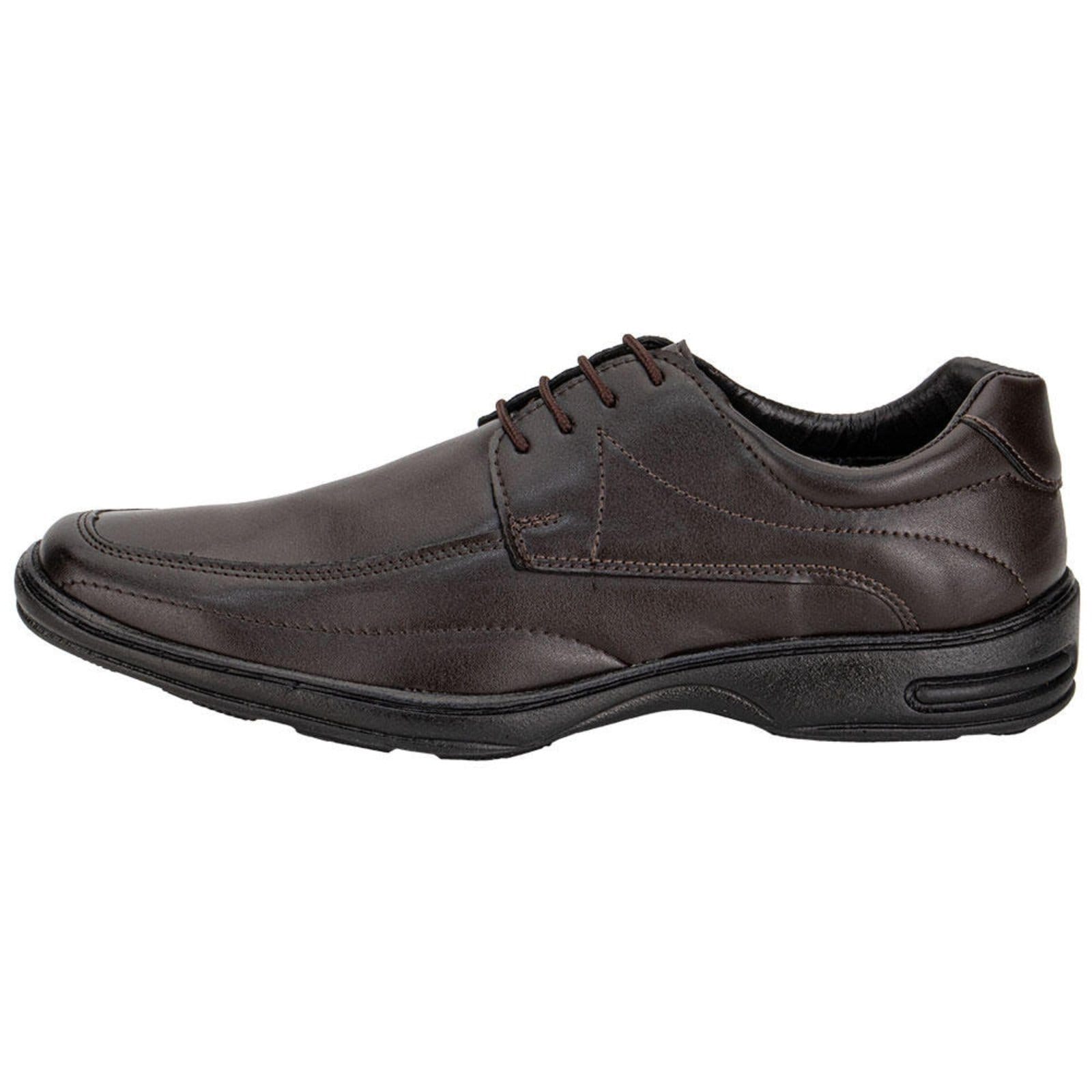 Vista 2 Sapato Masculino Social Franshoes Fb2514 8522514 Franshoes café