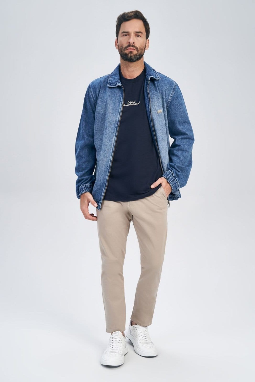 Jaqueta Vintage Masculina Acostamento