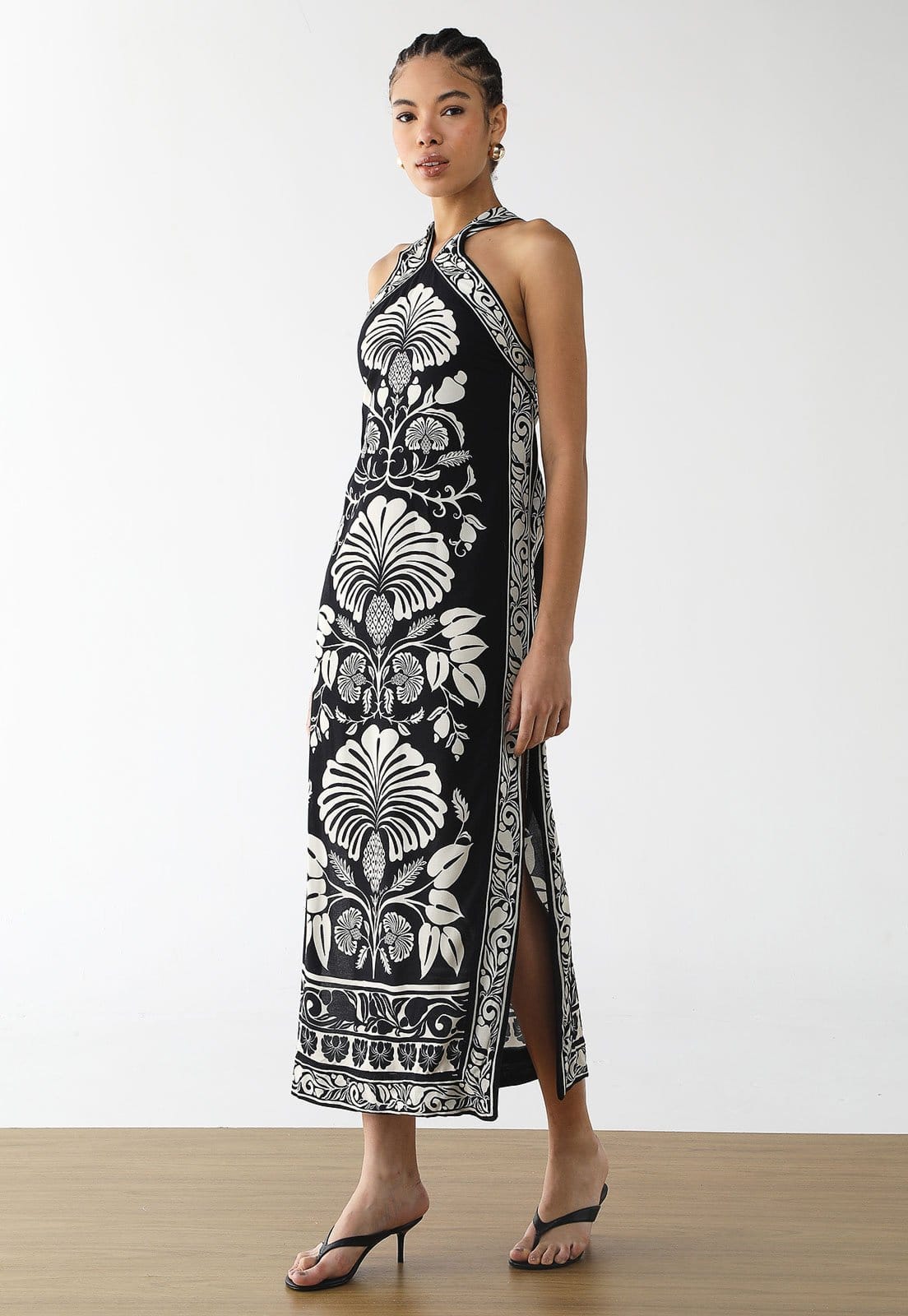 Vestido Feminino Farm Midi Estampa Floral