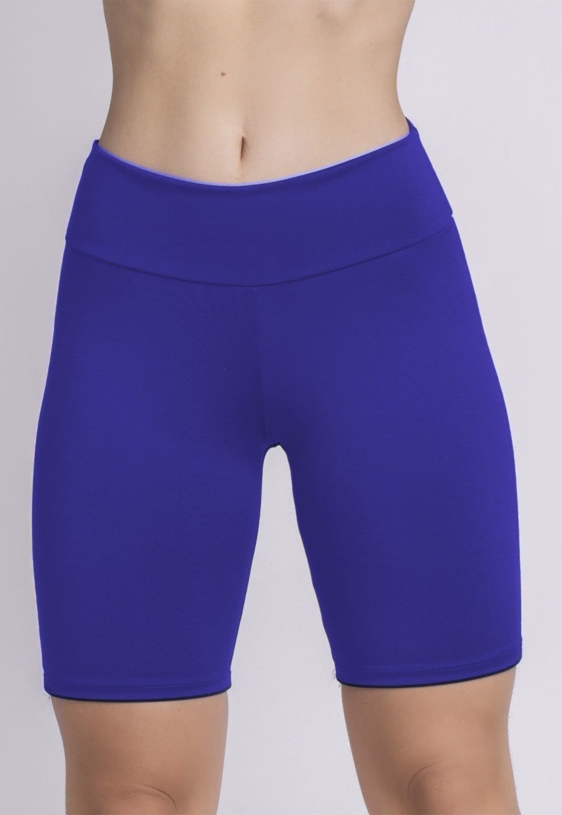 Bermuda Feminina WLS Modas Legging Fitness Academia Casual Royal