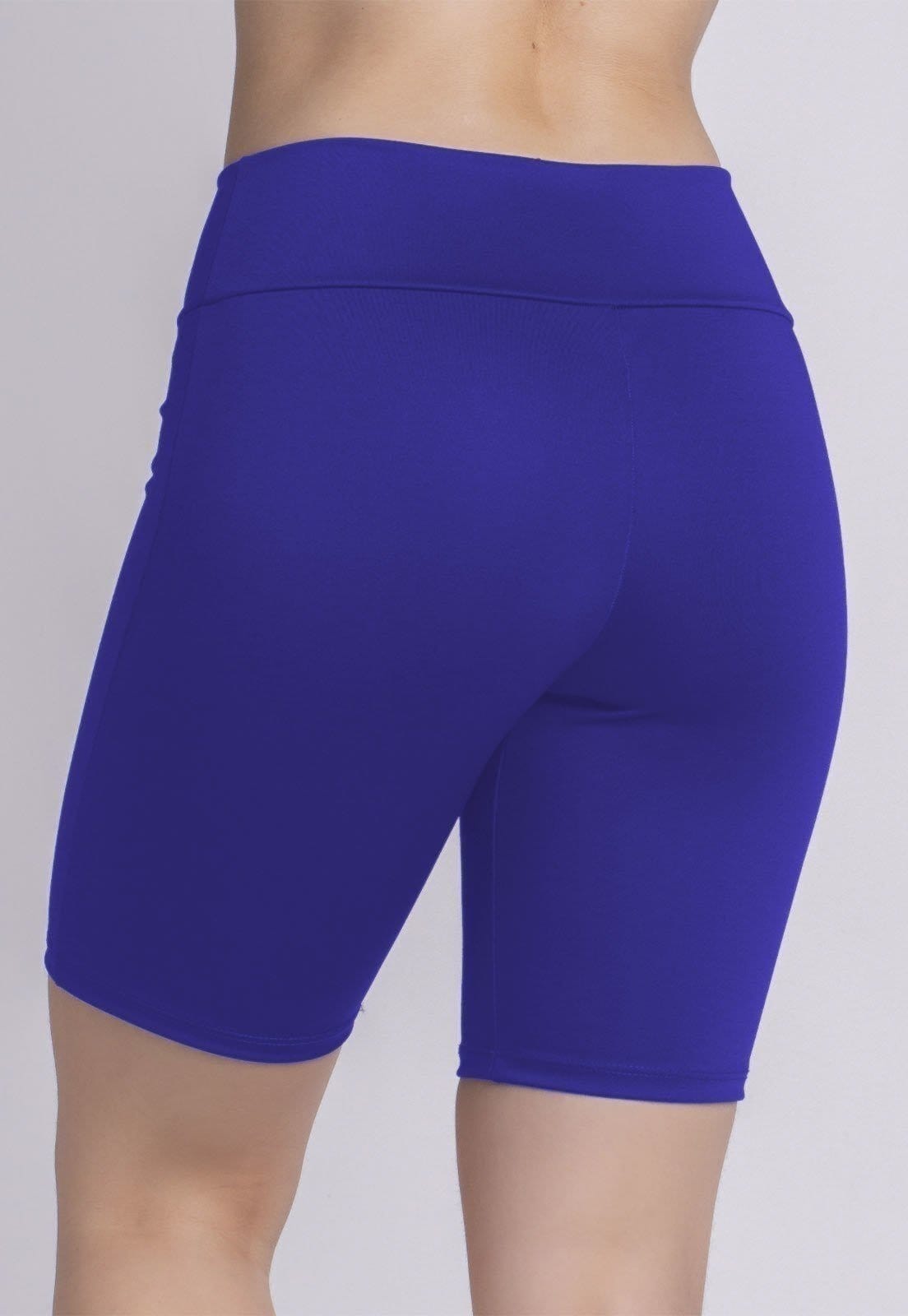 Vista 2 Bermuda Feminina WLS Modas Legging Fitness Academia Casual Royal WLS Modas azul