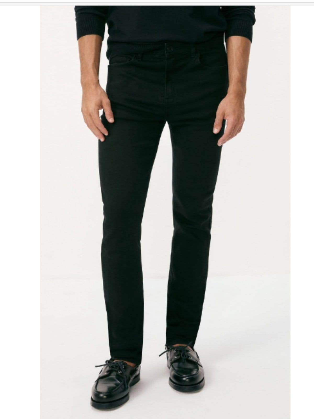 Calça Preta Jeans Masculina Versatti Tradicional Berlim