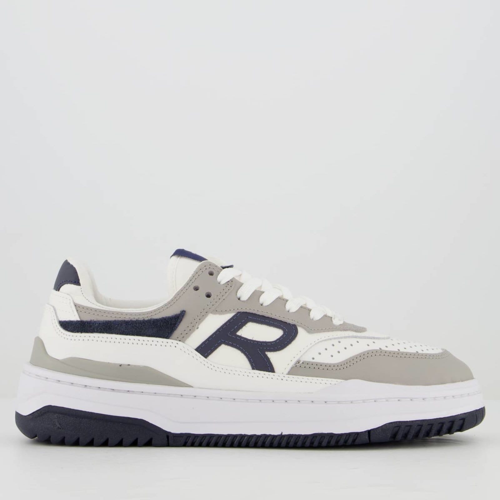 Vista principal Tênis Reserva Broox e Branco Reserva cinza