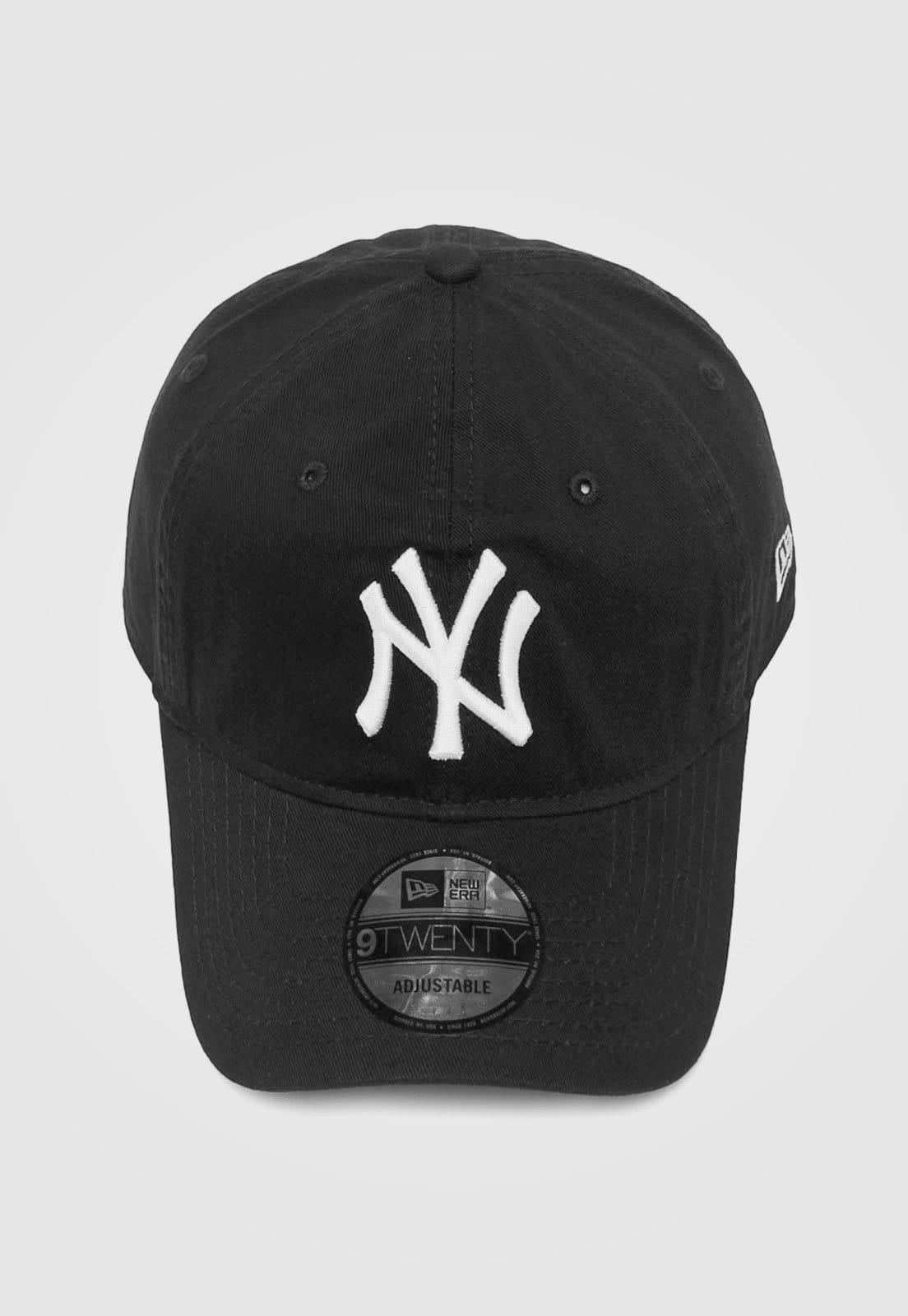 Vista 2 Boné Aberto New Era Strapback New York Yankees Aba Curva new era preto
