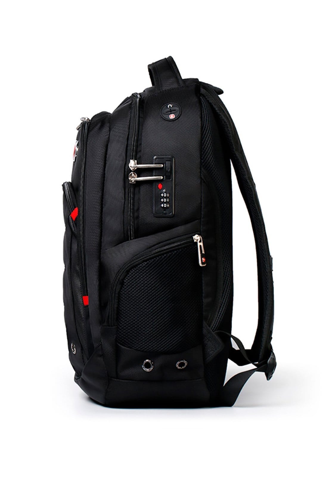 Vista 2 Mochila Crossgear Executiva Notebook Com Cadeado Preta Crossgear preto