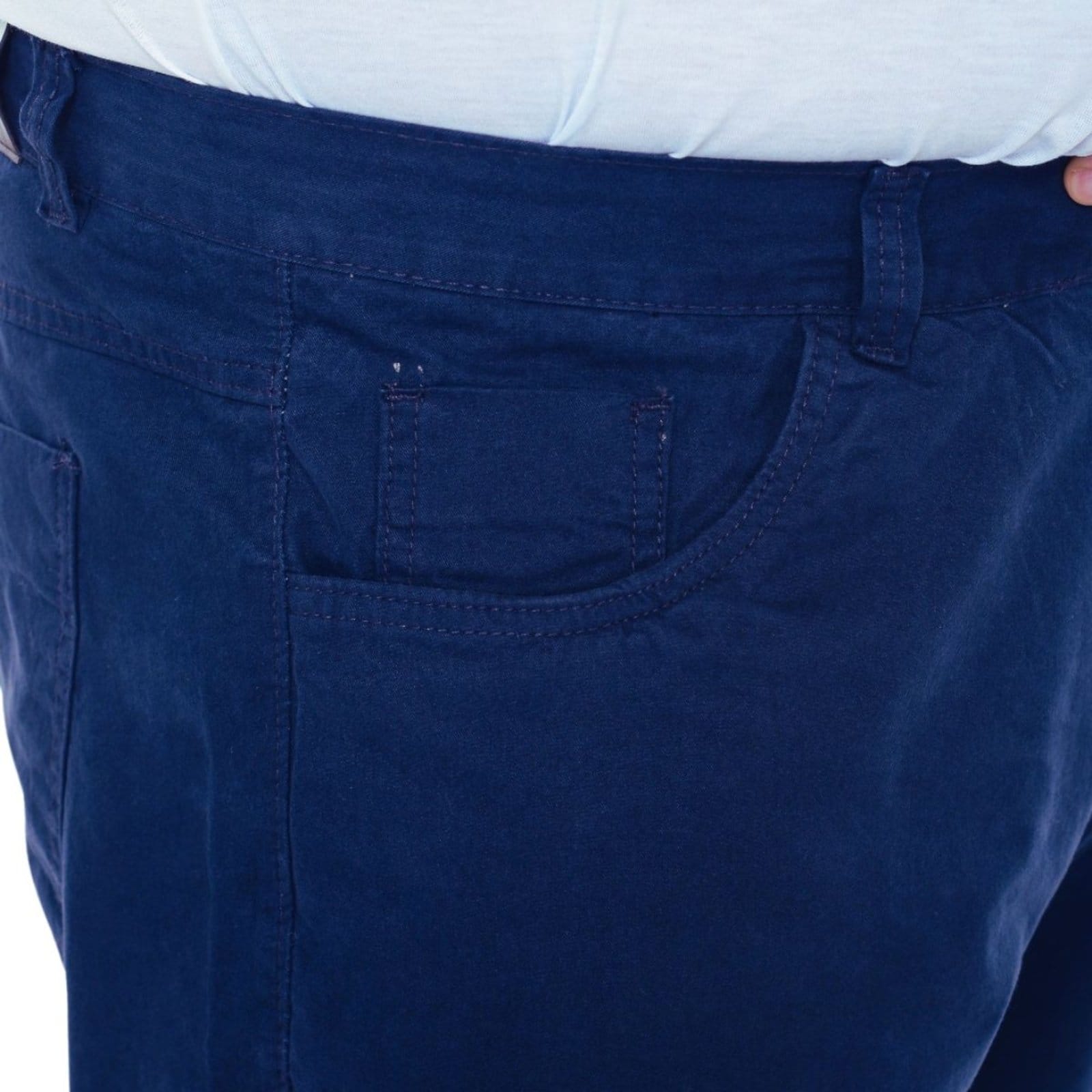 Vista 2 Bermuda Masculina Jeans Ligth Plus Size Escuro JEANS LIGHT azul/azul marinho azul