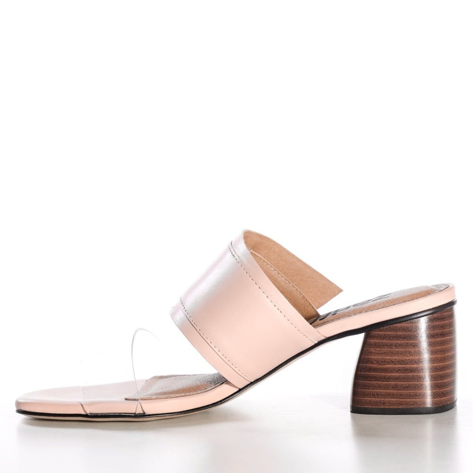 Vista 2 Tamanco Feminino Zariff Salto Grosso Zariff Zariff rosa