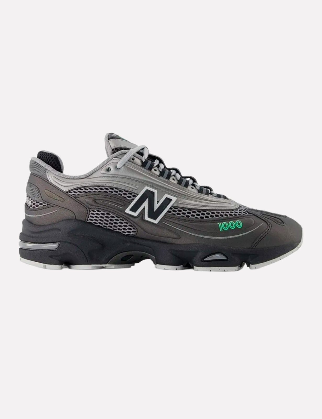 Tênis New Balance 1000 Preto/Verde Claro