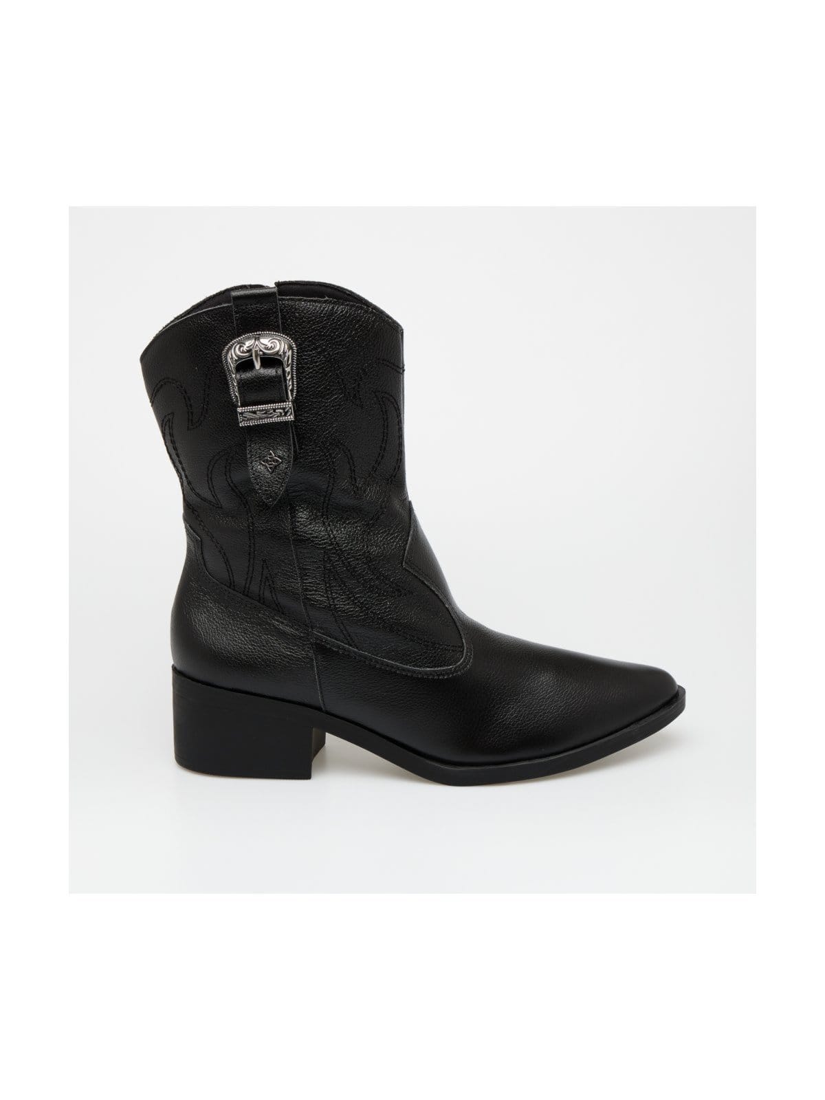 Vista principal BOTA BEATRIZ DI VALENTINI COURO Di Valentini preto