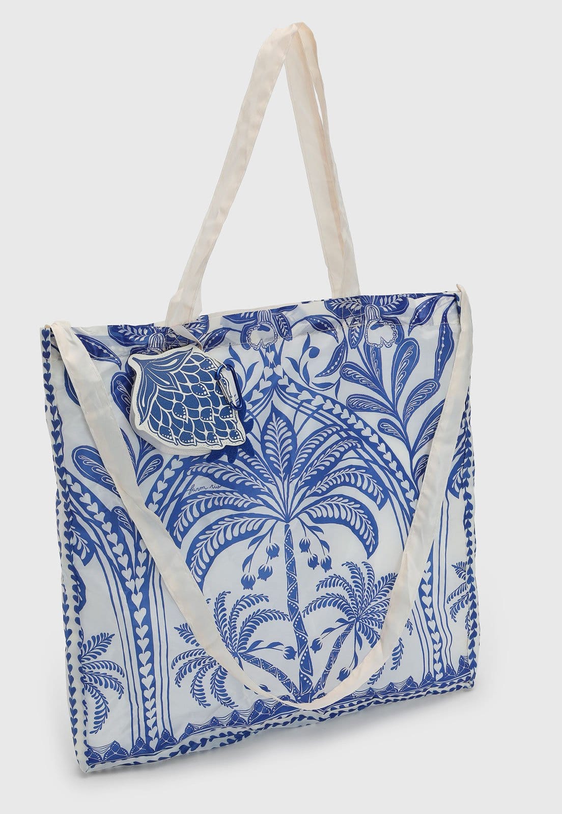 Vista 2 Bolsa Feminina Farm Me Leva Coqueir Branca FARM branco