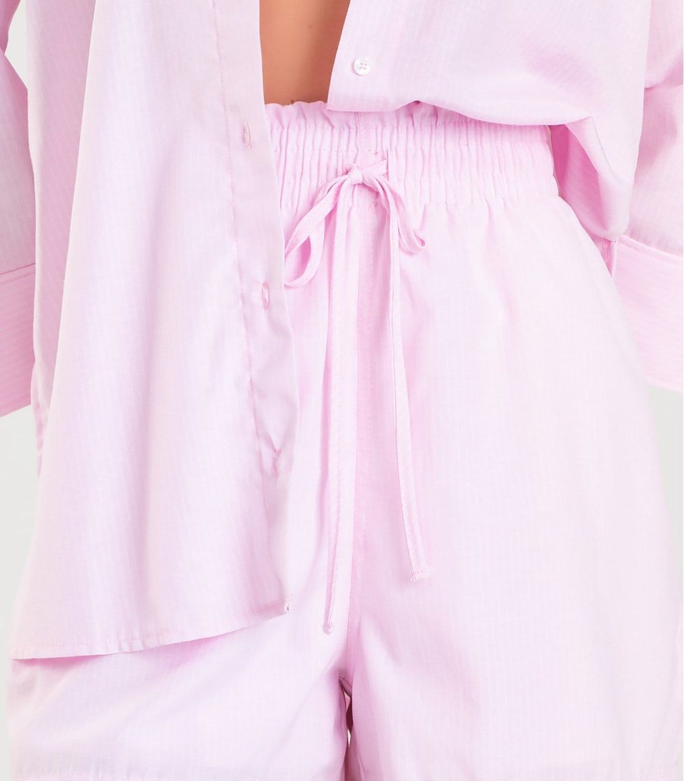 Vista 2 Shorts Feminino Listrado Dianna Dianna rosa