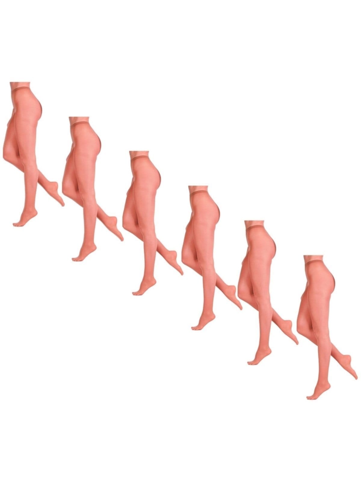 Kit com 6 Meias Fio 20 Opaca Loba