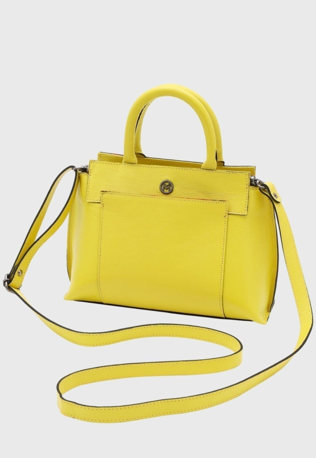 Bolsa de Couro Transversal Mariart Mini Rubi Citrus