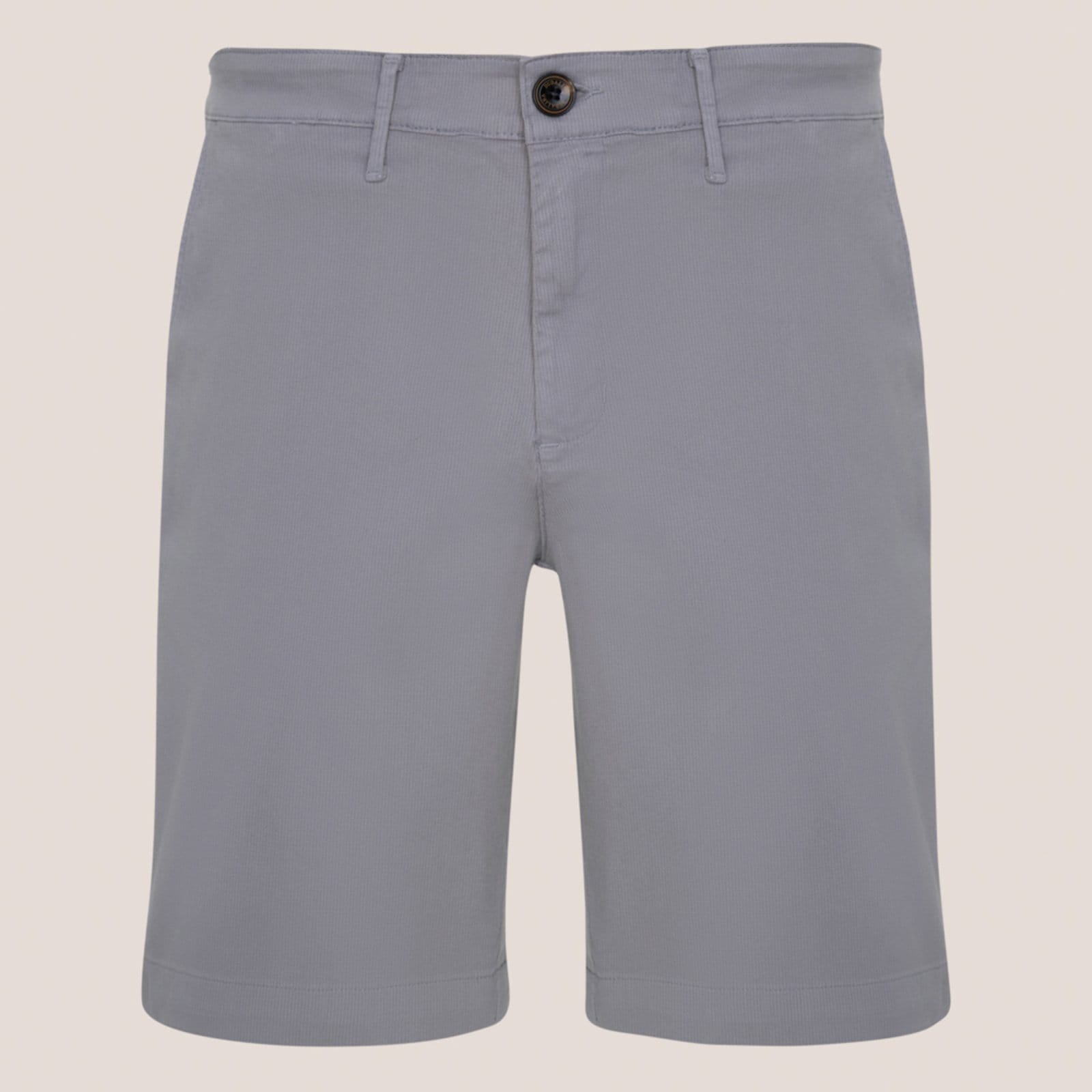 Vista principal Bermuda Sarja Dudalina Right Pr26 Claro Masculino Dudalina cinza