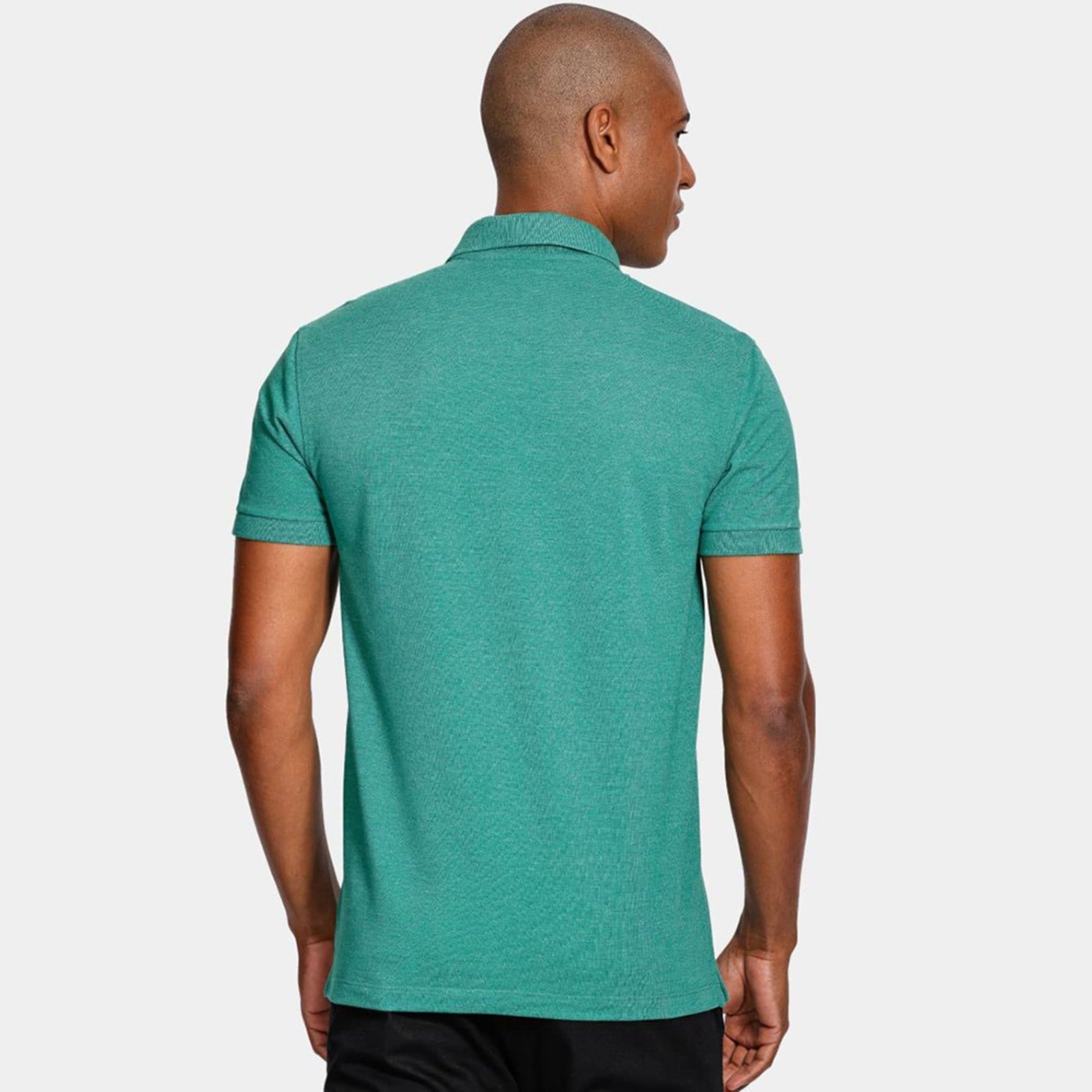Vista 2 Camisa Polo Aramis Piquet Mescla Ve25 Masculino Aramis verde