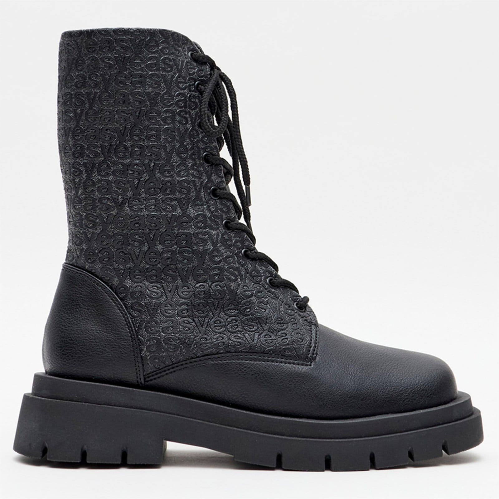 Vista principal Bota Easy Lança Perfume Coturno Frequenc Ou26 Feminino Easy Lança perfume preto