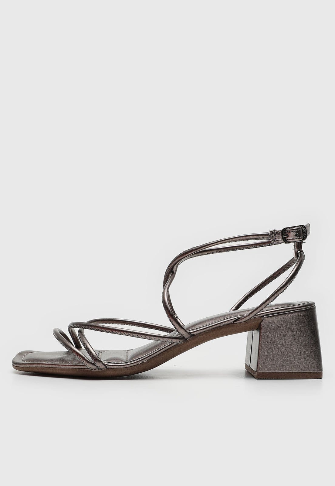 Sandália Via Uno Metalizada