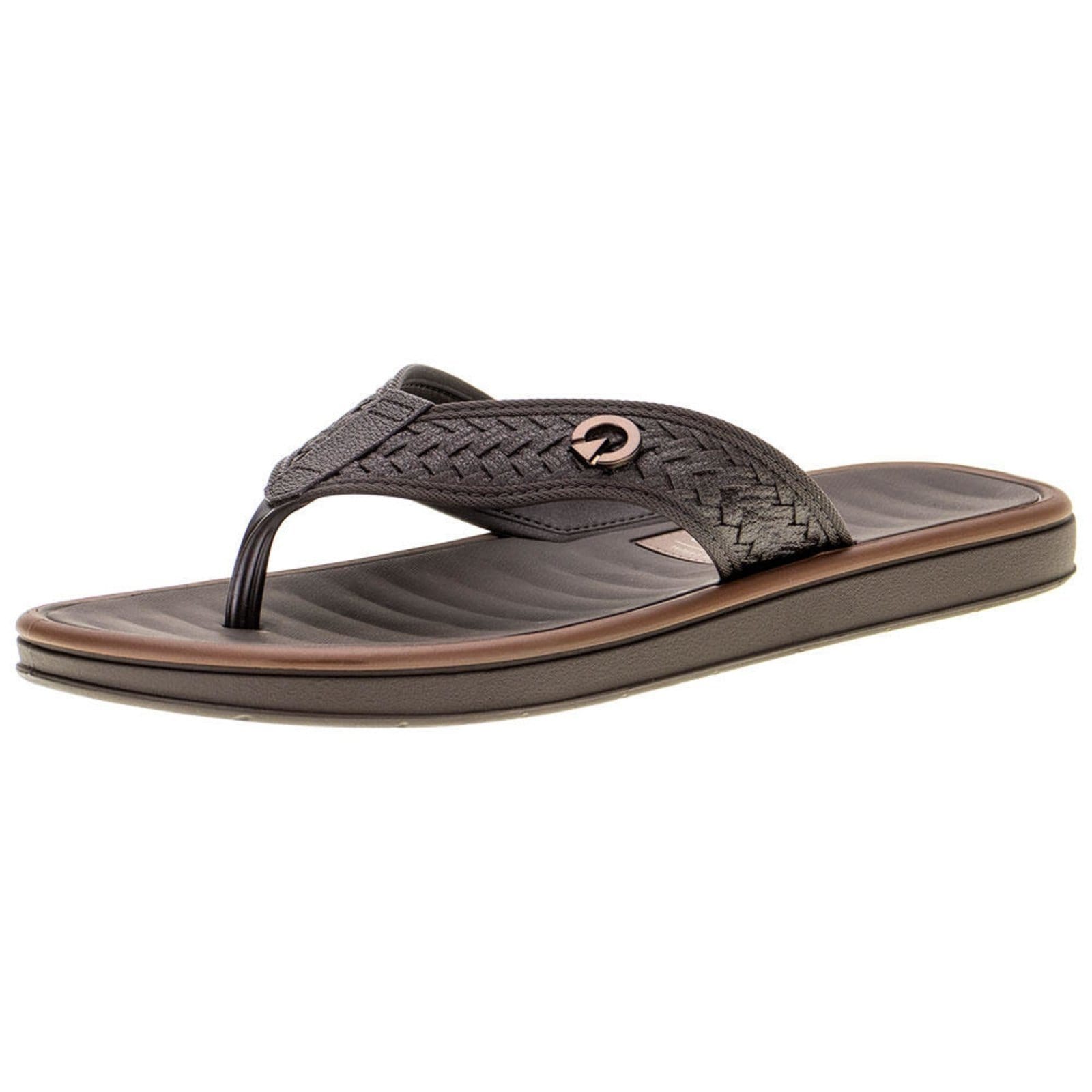 Vista 2 Chinelo Masculino Coimbra Ii Cartago 12285 3292285 CARTAGO café