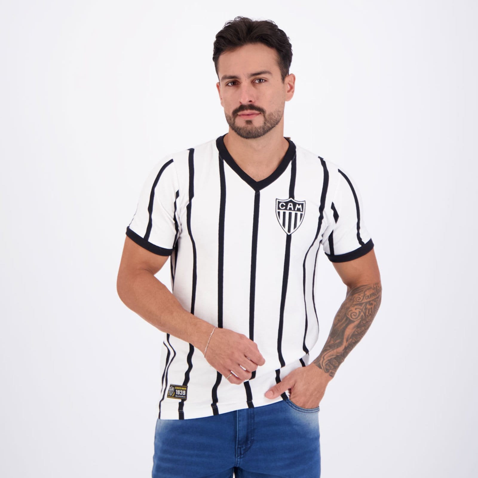 Camisa Atlético Mineiro Retrô 1939 Branca