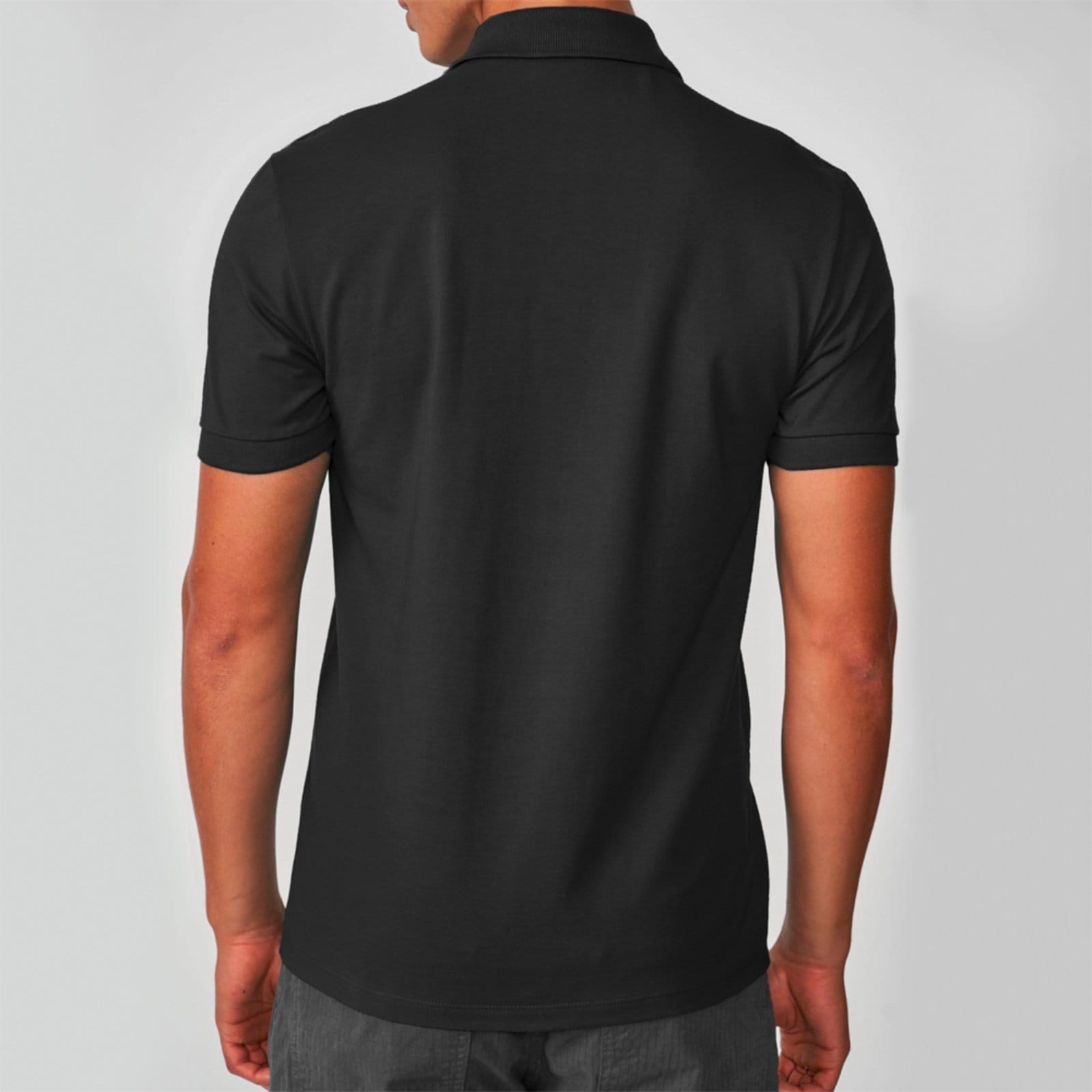 Vista 2 Camisa Polo Colcci Logo Ve25 Masculino Colcci preto