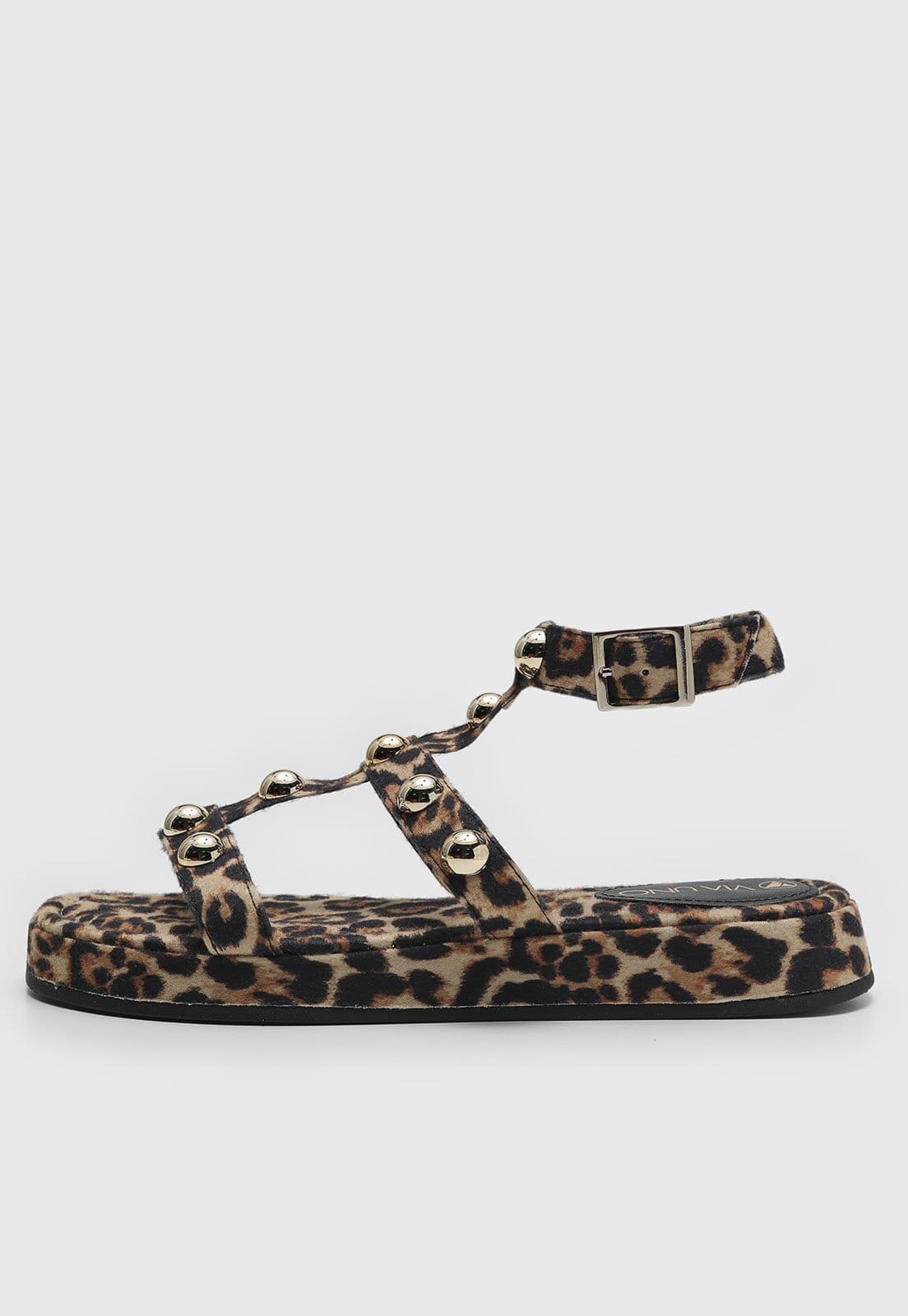 Sandália VIA UNO Animal Print Onça