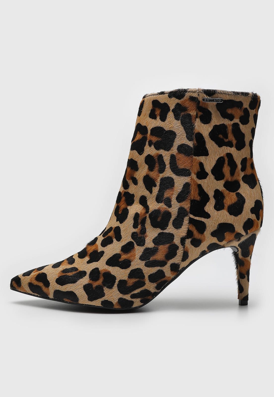Vista principal Bota Bottero Animal Print Onça Bottero caramelo