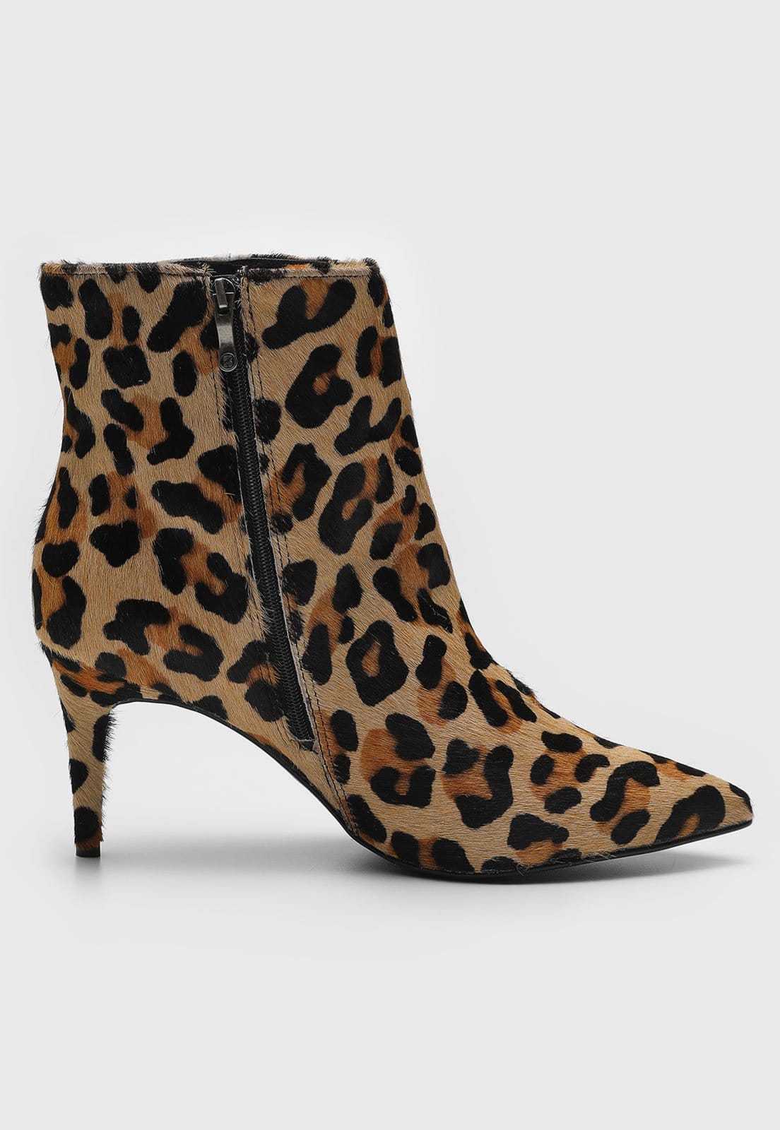 Vista 2 Bota Bottero Animal Print Onça Bottero caramelo