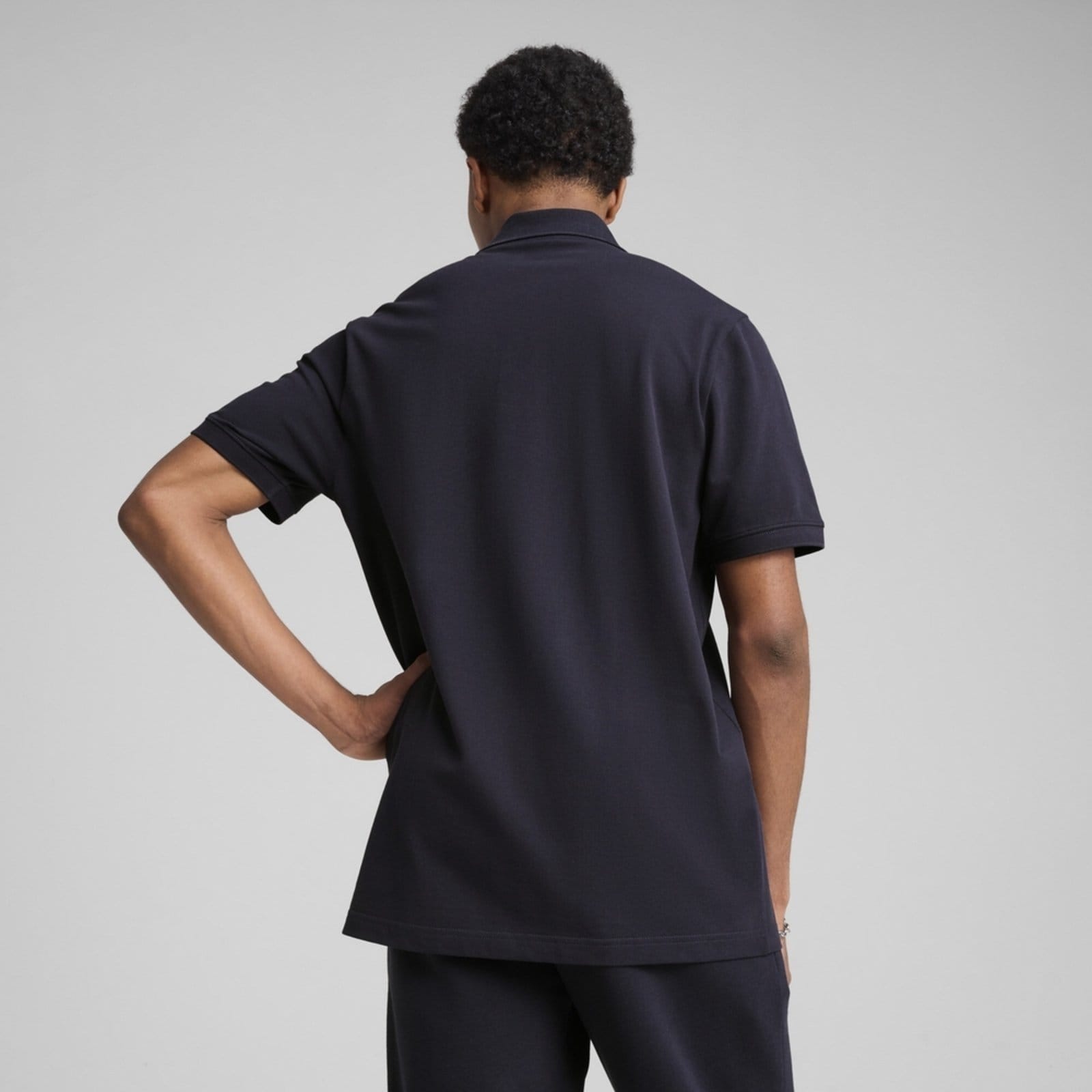 Vista 2 Camisa Polo Essentials Pique Masculina Puma azul