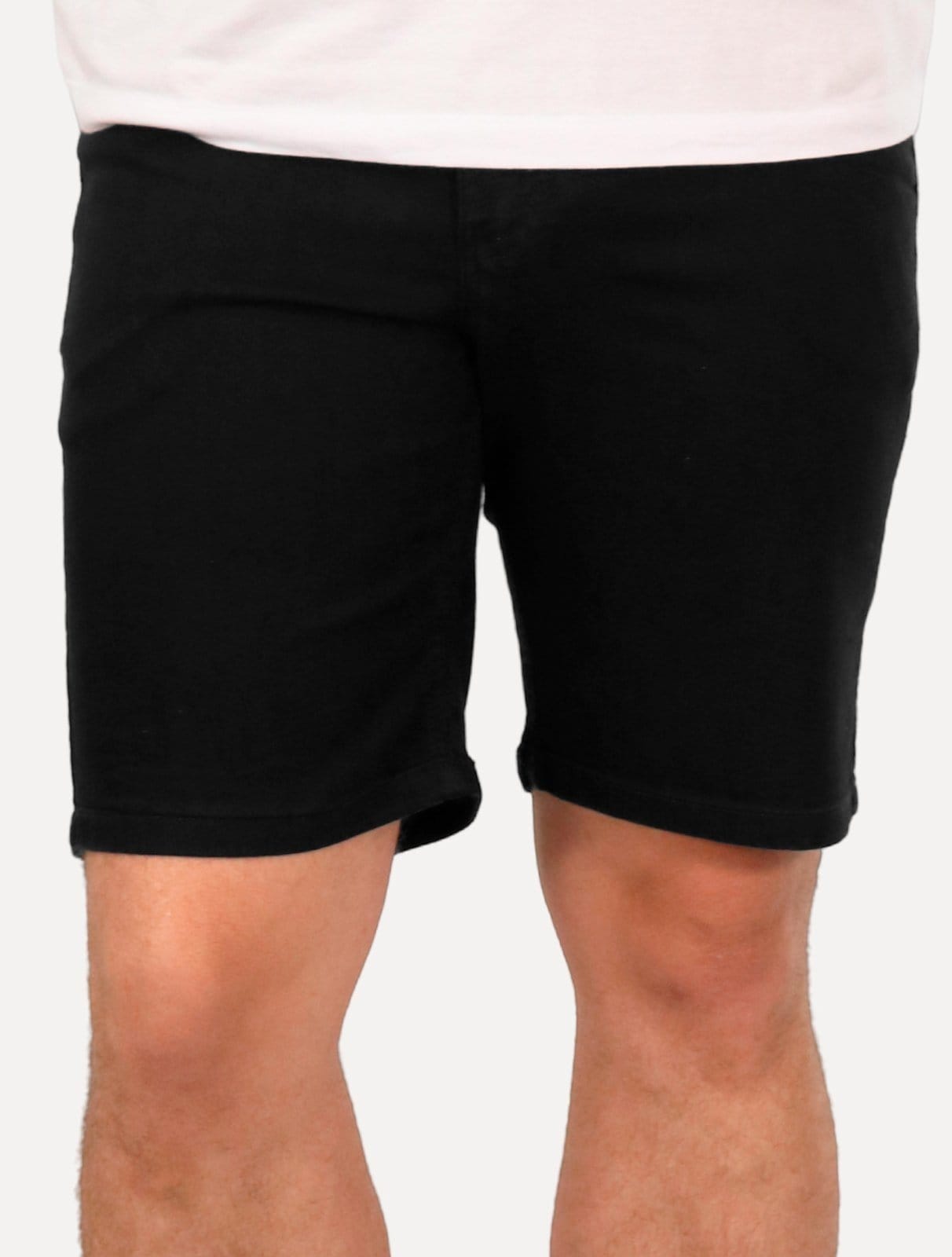 Vista principal Bermuda Aramis Masculina Jeans Five Pockets Preta Aramis preto