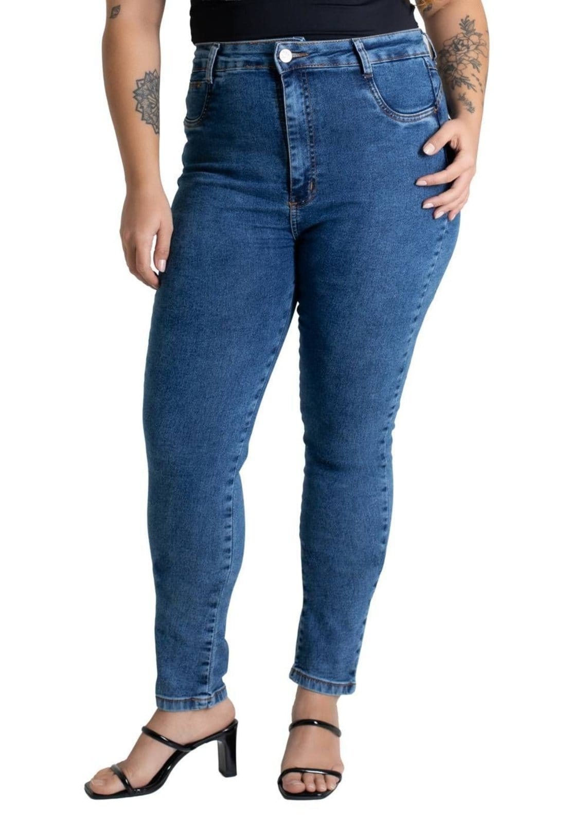 Calça Jeans Sawary Push Up Plus Size - 279960