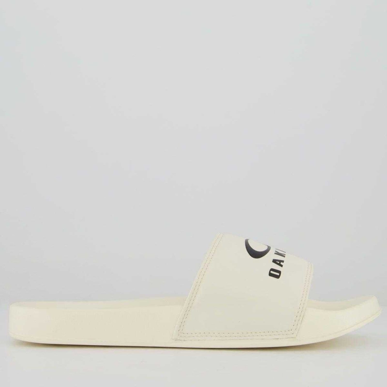 Vista 2 Chinelo Masculino Oakley Malibu Bark Oakley off-white