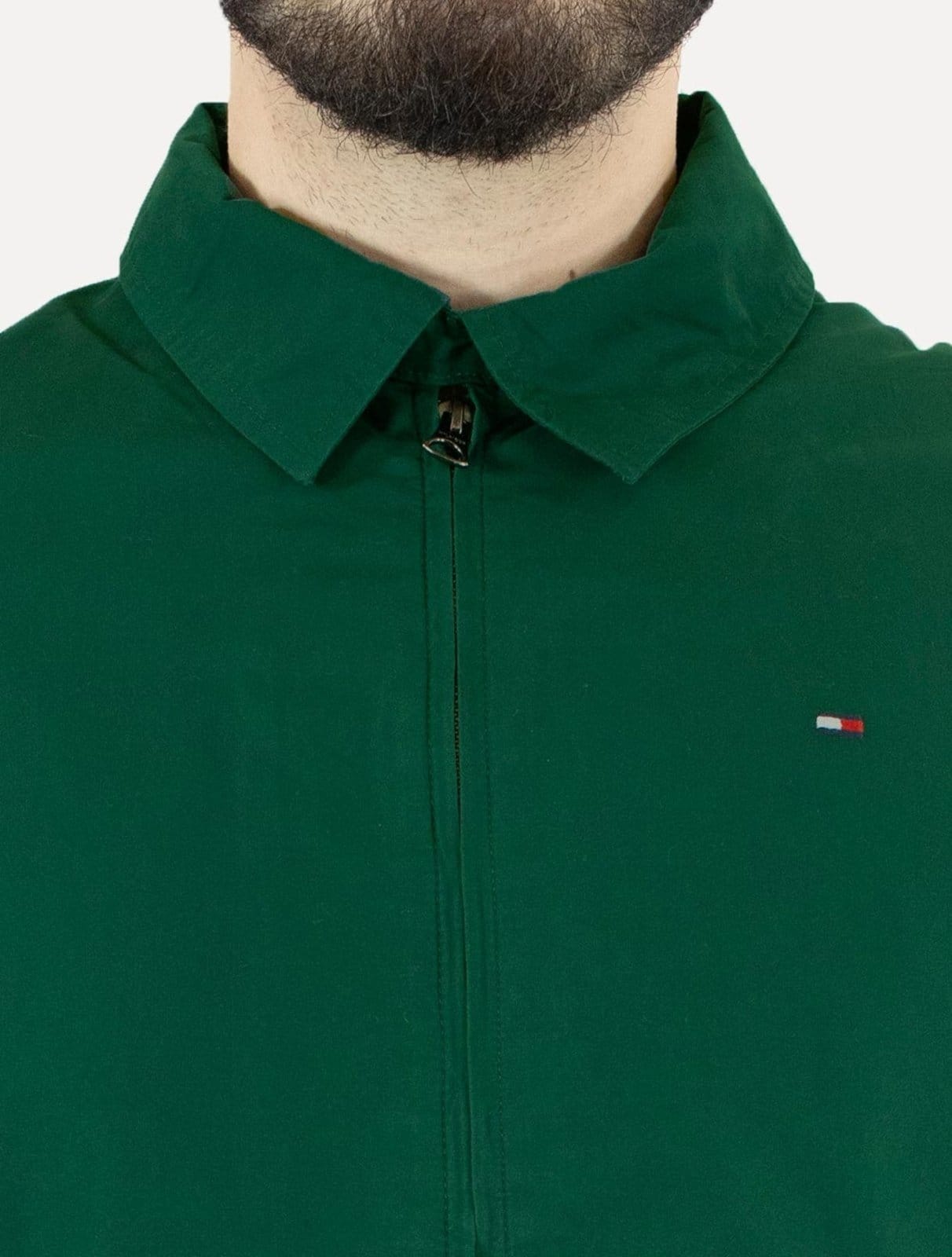 Vista 2 Jaqueta Tommy Hilfiger Masculina Regular Cotton Ivy Escuro Tommy Hilfiger verde