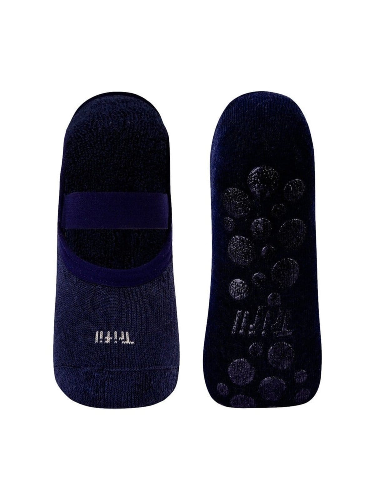 Vista 2 Kit 4 Pares de Sapatilhas Antiderrapante Pilates Trifil 6214 TRIFIL azul marinho