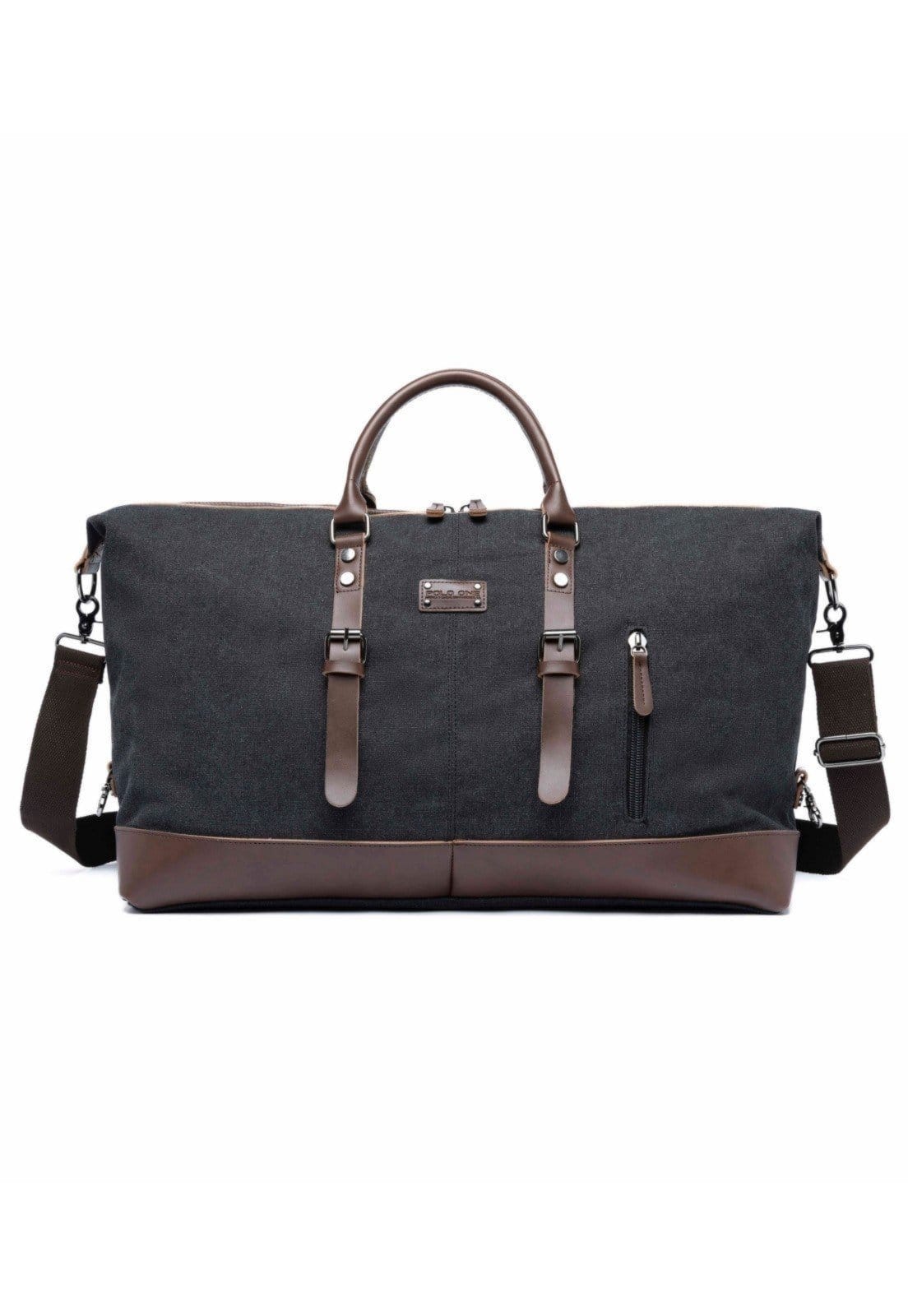 Vista principal Bolsa De Mão Polo One Lona Transversal Reforçada Grande Original Polo One preto