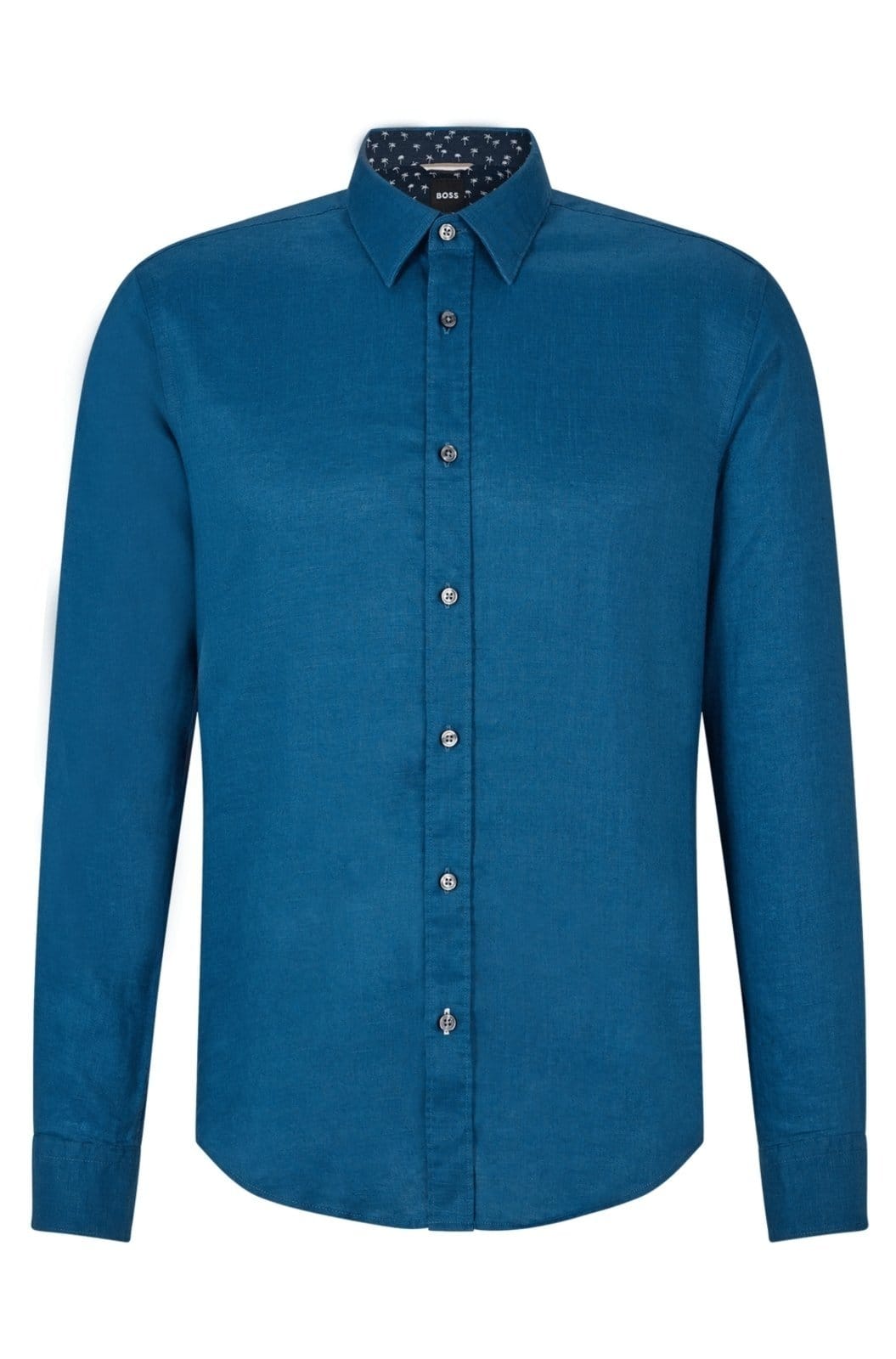 Camisa Slim Fit Em Linho Stretch Lavado