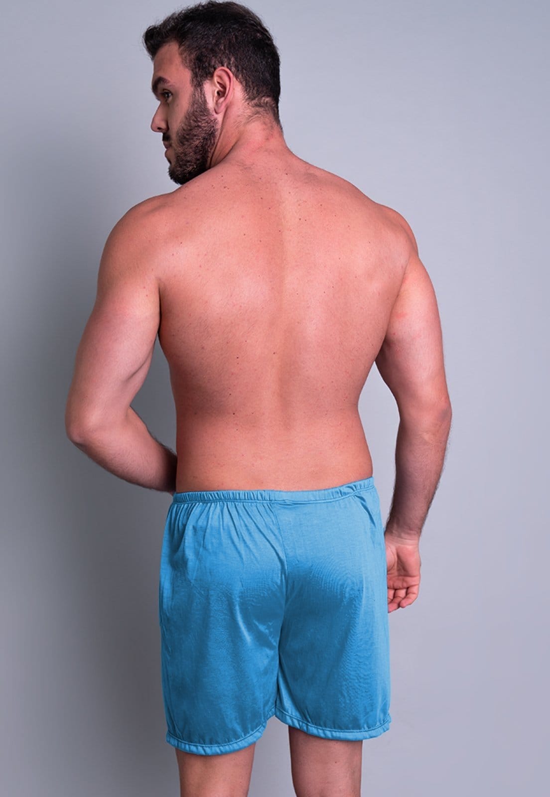 Vista 2 Short Curto MVB Modas Pijama De Dormir Claro Mvb Modas azul